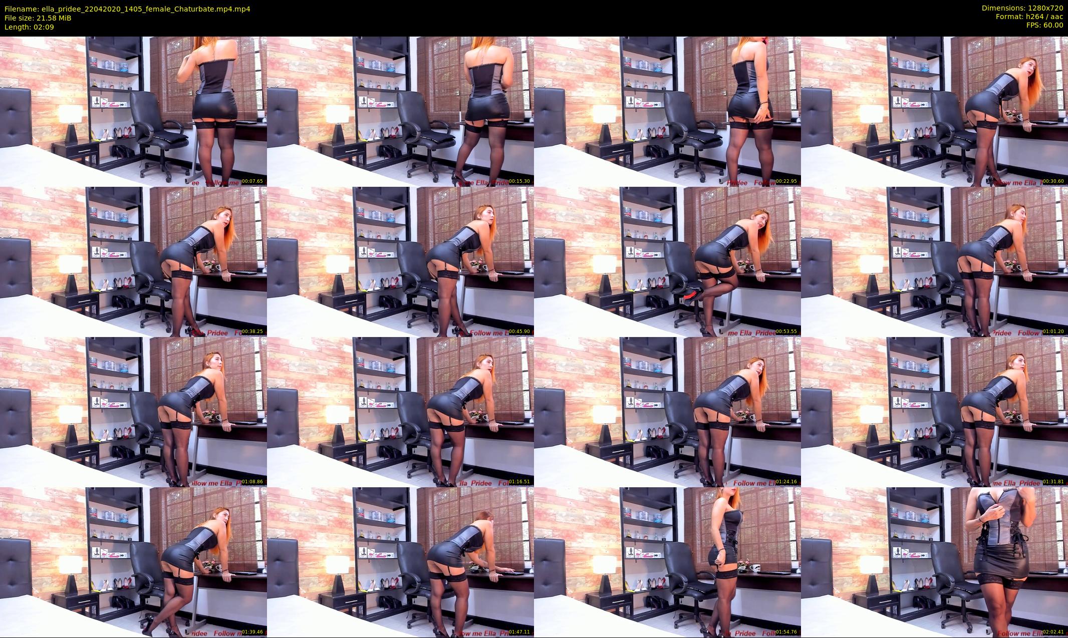 ella_pridee — 3 minute Chaturbate female cam show recording, 720p, Apr 22, 2020