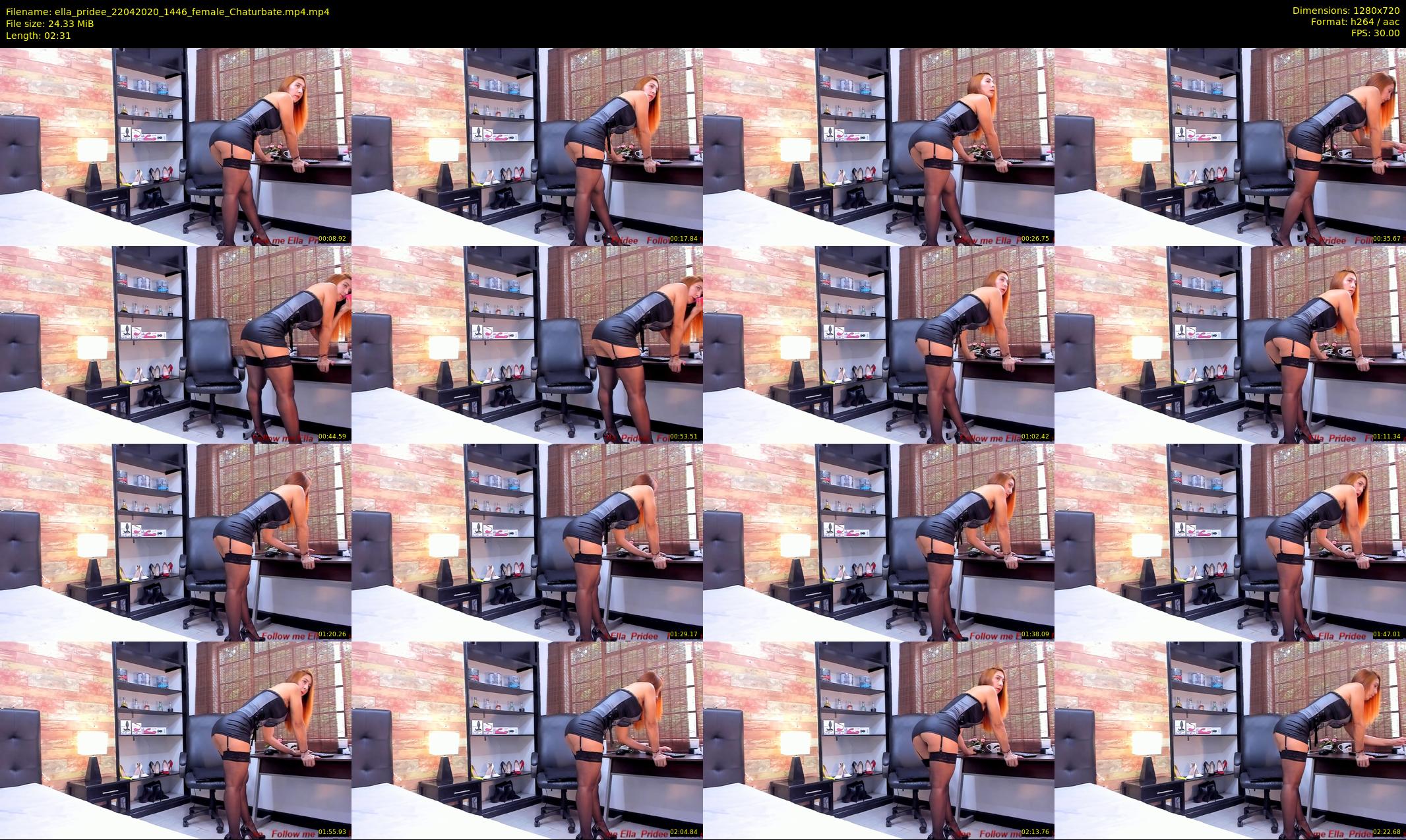 ella_pridee — 3 minute Chaturbate female cam show recording, 720p, Apr 22, 2020