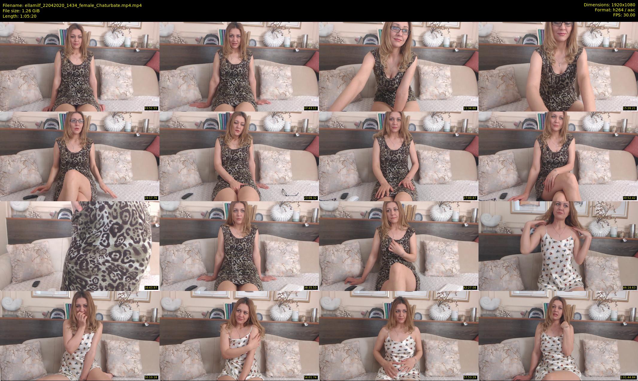ellamilf — 66 minute Chaturbate female cam show recording, 1080p, Apr 22, 2020