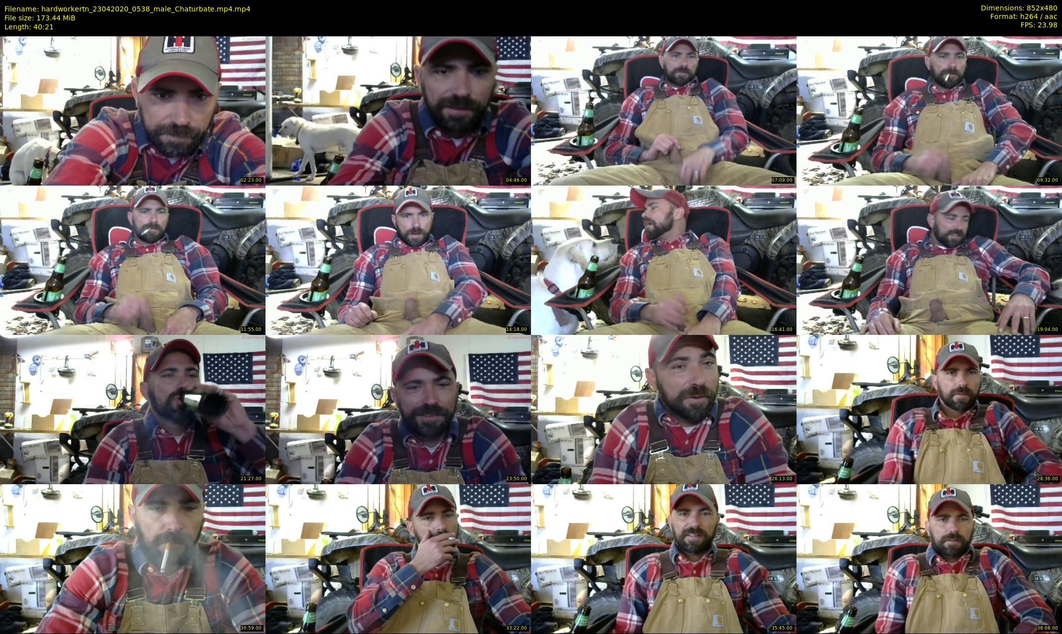 hardworkertn — 41 minute Chaturbate male cam show recording, 480p, Apr 23, 2020
