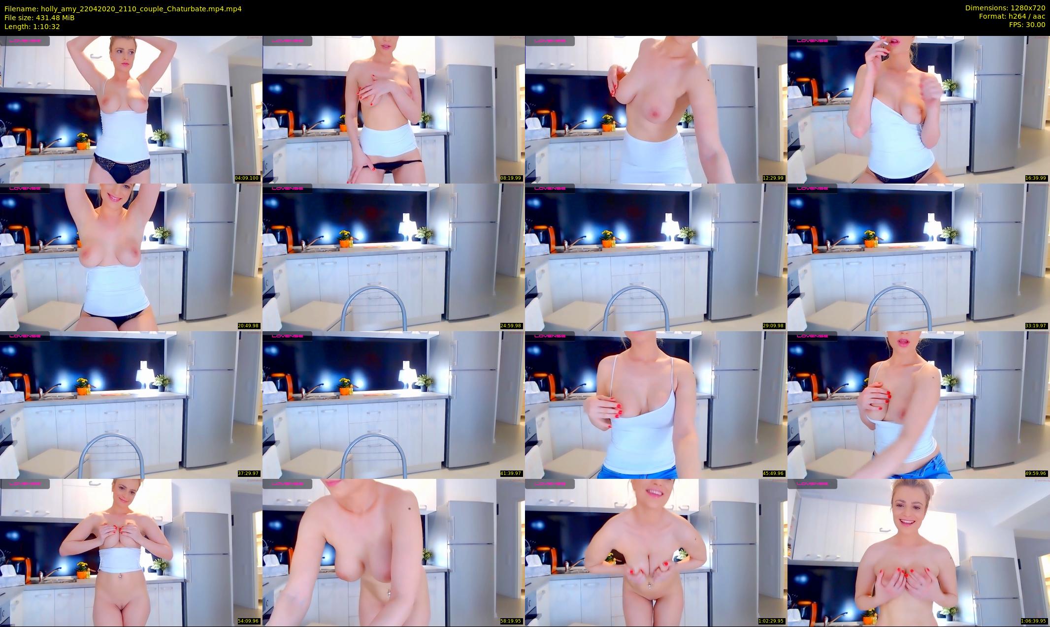 holly_amy — 71 minute Chaturbate couple cam show recording, 720p, Apr 22, 2020
