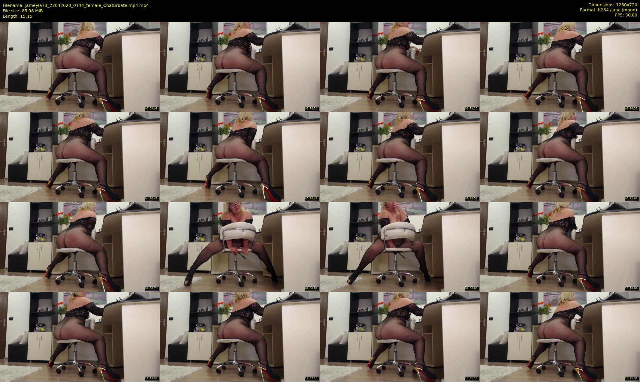 jameyla73 — 16 minute Chaturbate female cam show recording, 720p, Apr 23, 2020