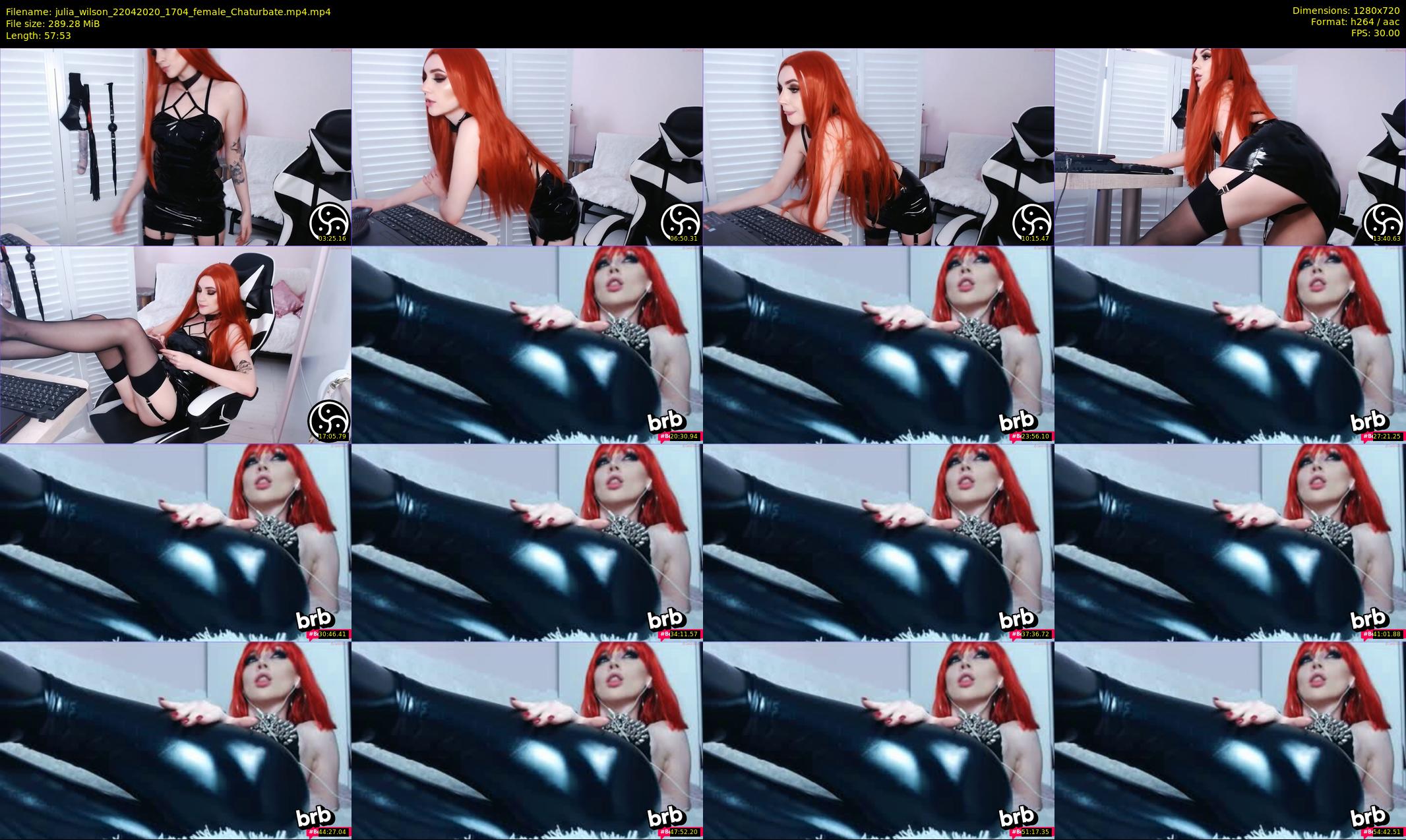 julia_wilson — 58 minute Chaturbate female cam show recording, 720p, Apr 22, 2020