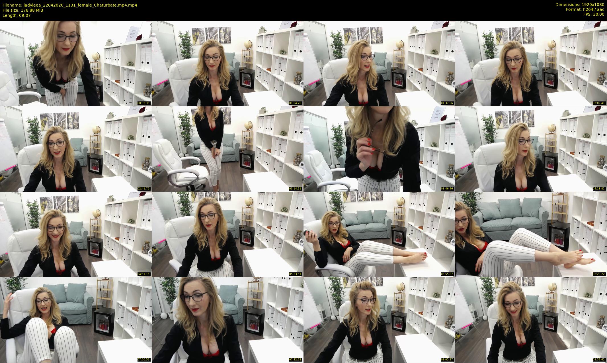 ladyleea — 10 minute Chaturbate female cam show recording, 1080p, Apr 22, 2020