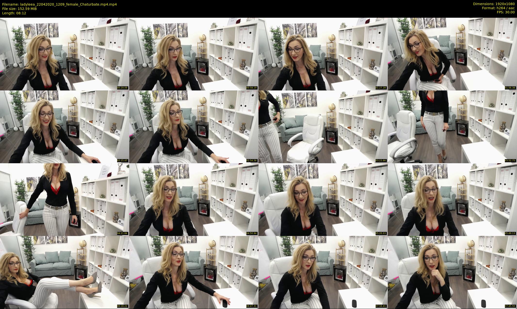 ladyleea — 9 minute Chaturbate female cam show recording, 1080p, Apr 22, 2020