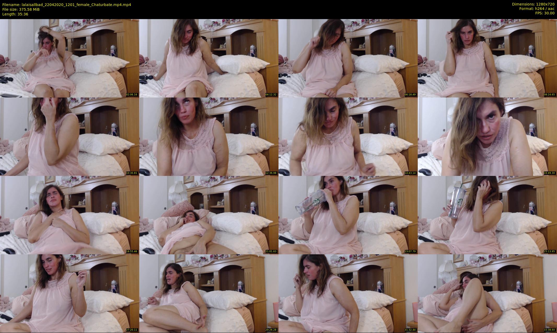 lalaisallbad — 36 minute Chaturbate female cam show recording, 720p, Apr 22, 2020