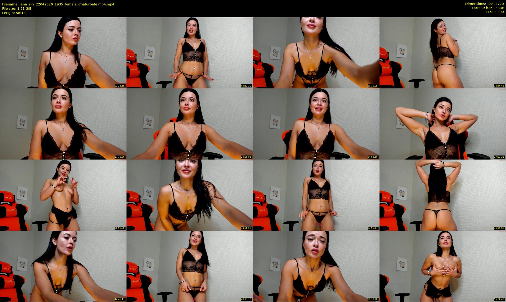 lana_sky — 59 minute Chaturbate female cam show recording, 720p, Apr 22, 2020