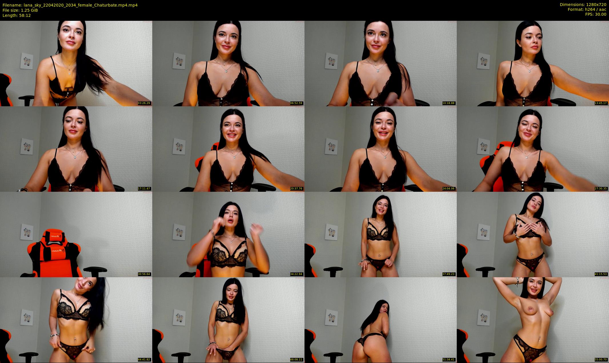 lana_sky — 59 minute Chaturbate female cam show recording, 720p, Apr 22, 2020