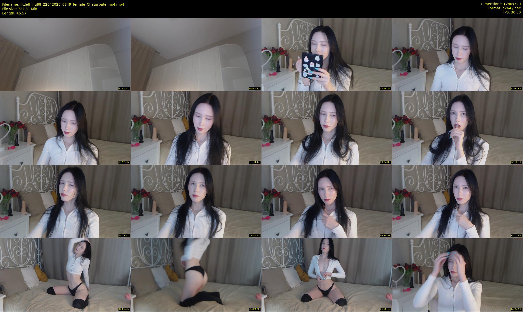 littlething88 — 47 minute Chaturbate female cam show recording, 720p, Apr 22, 2020