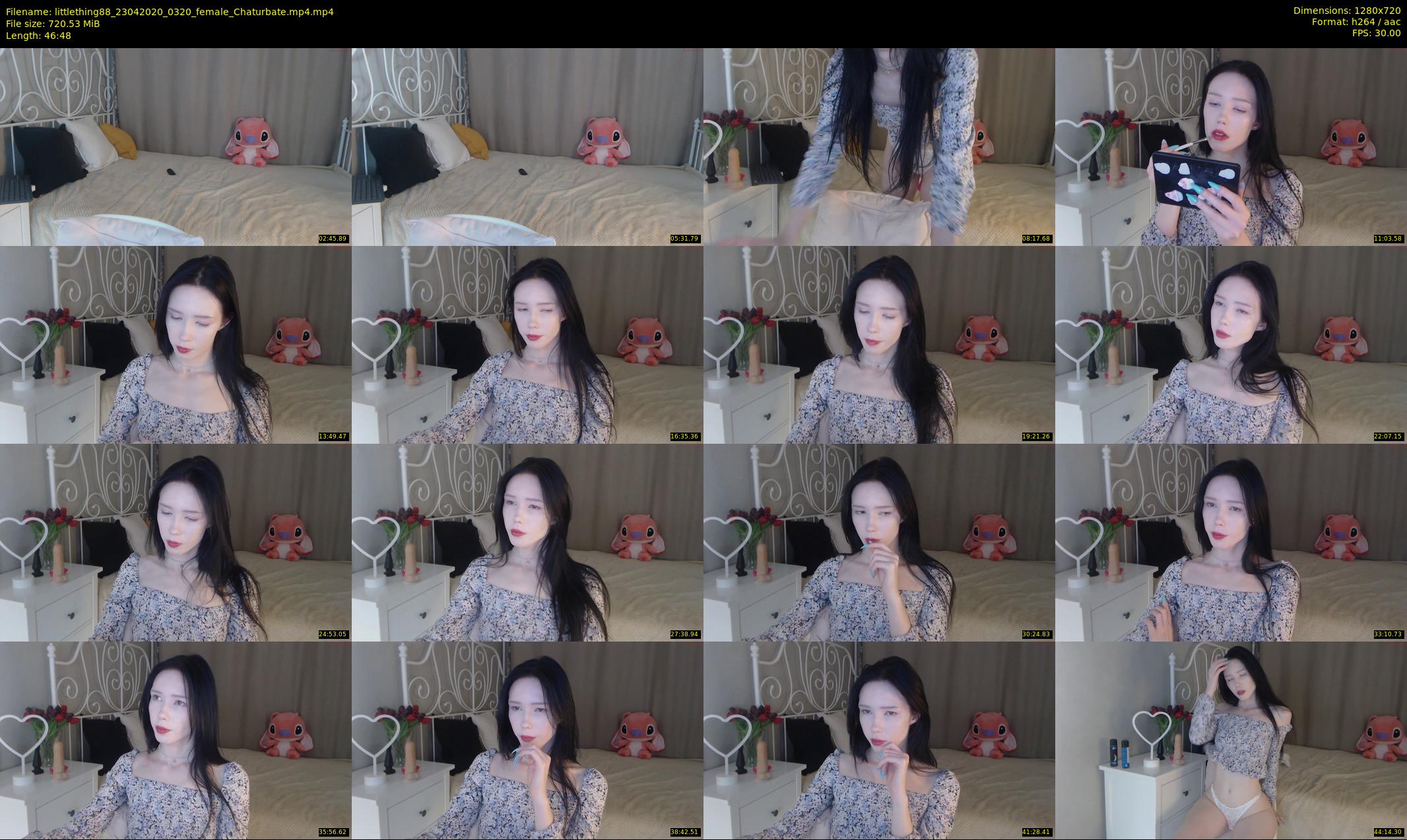 littlething88 — 47 minute Chaturbate female cam show recording, 720p, Apr 23, 2020