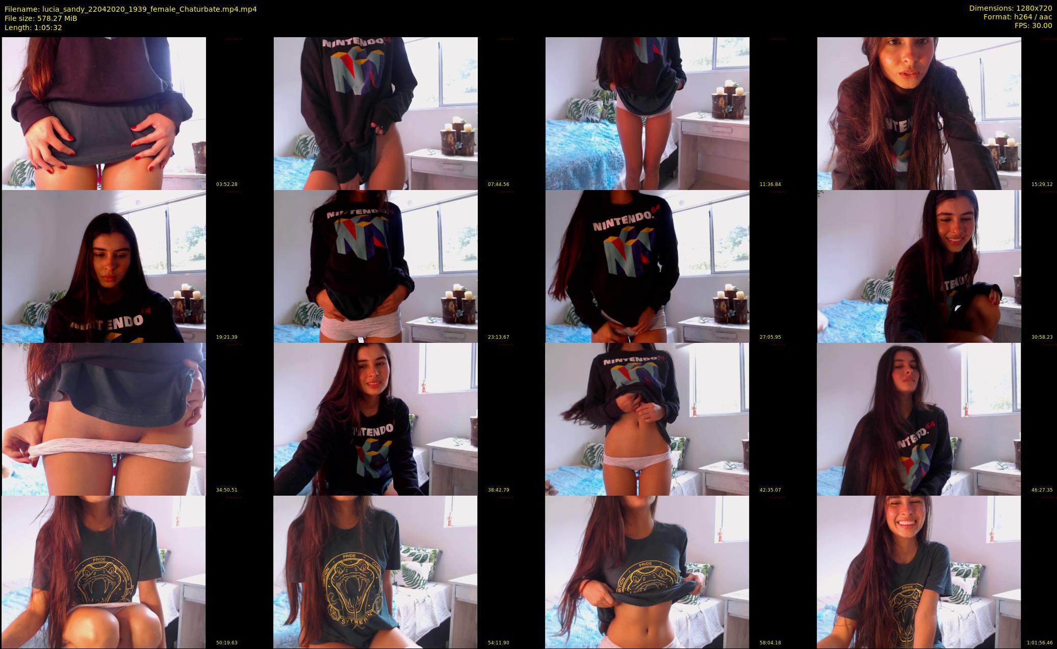 lucia_sandy — 66 minute Chaturbate female cam show recording, 720p, Apr 22, 2020