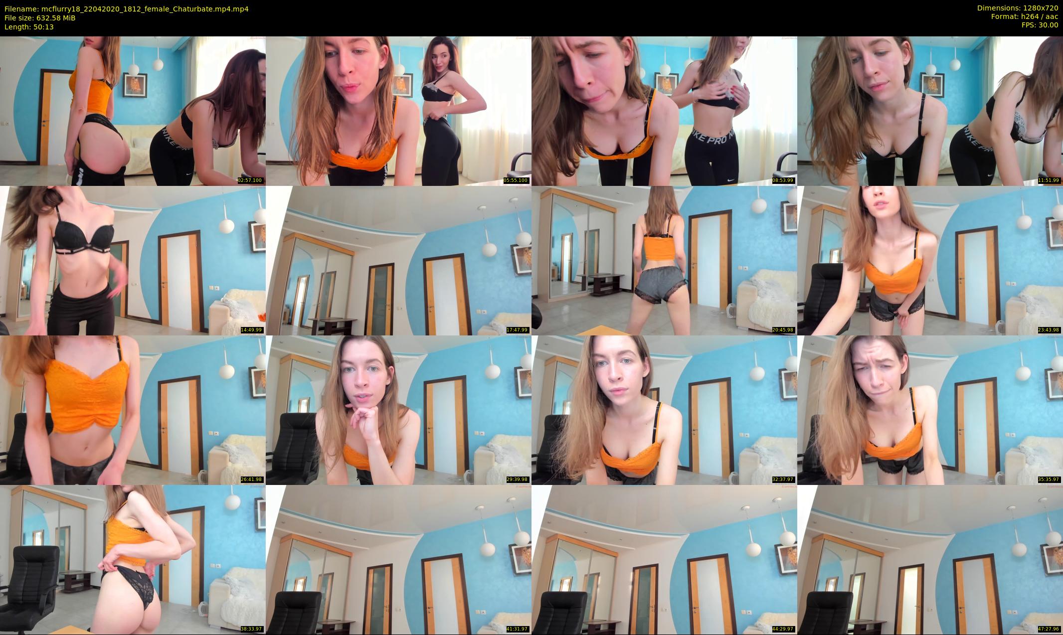 mcflurry18 — 51 minute Chaturbate female cam show recording, 720p, Apr 22, 2020