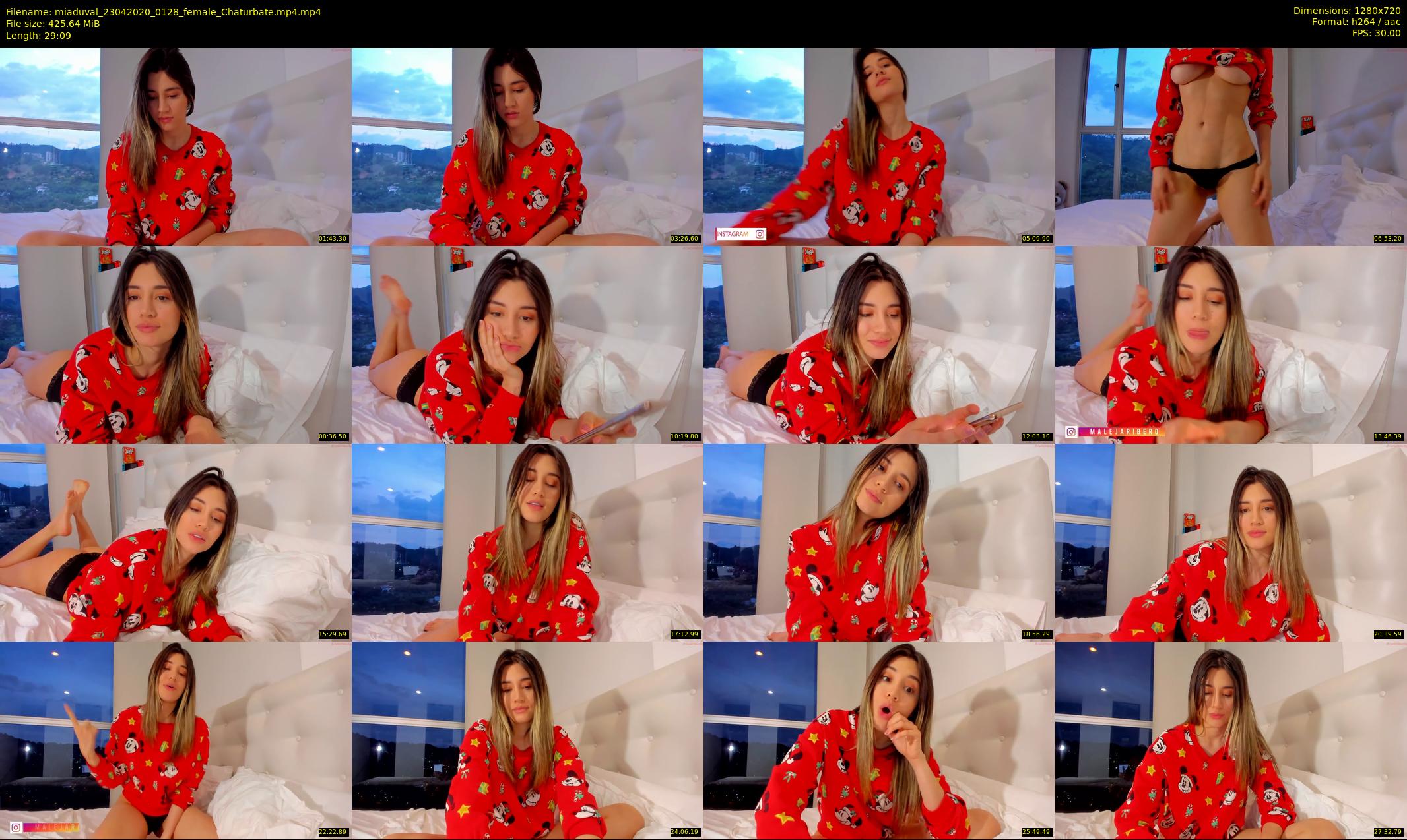 miaduval — 30 minute Chaturbate female cam show recording, 720p, Apr 23, 2020