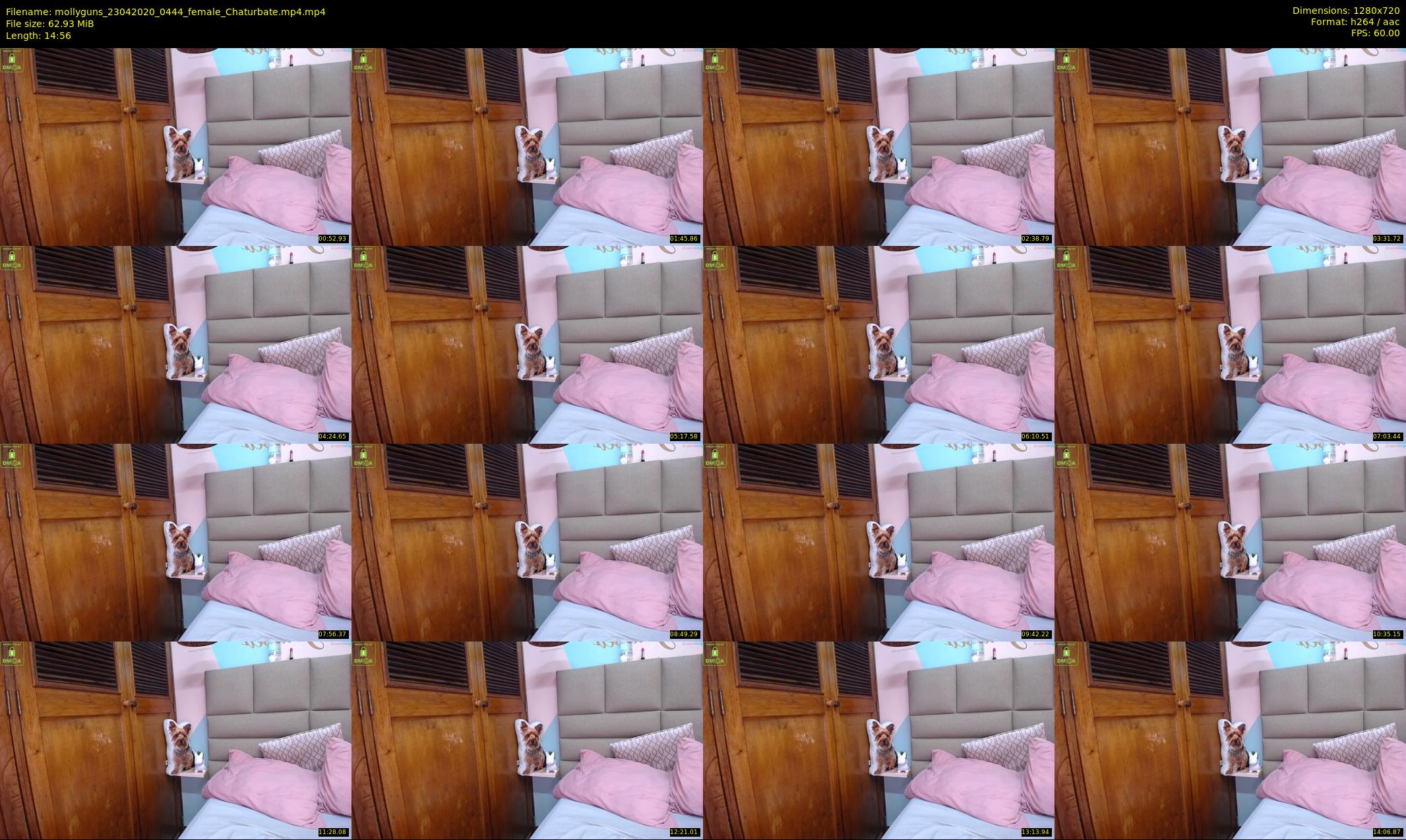 mollyguns — 15 minute Chaturbate female cam show recording, 720p, Apr 23, 2020