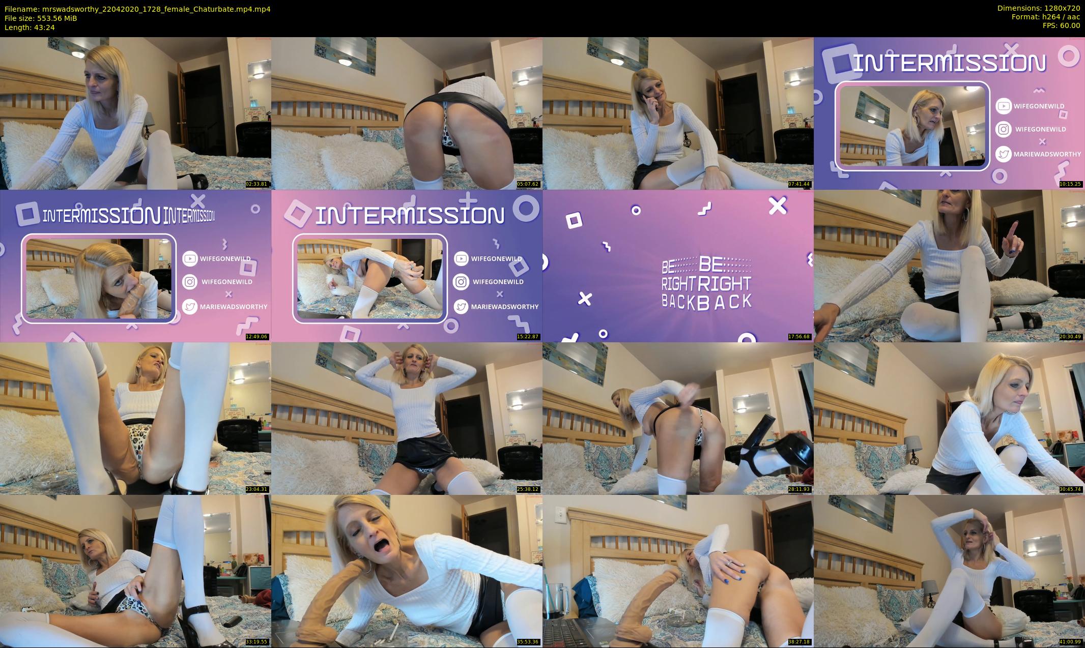 mrswadsworthy — 44 minute Chaturbate female cam show recording, 720p, Apr 22, 2020