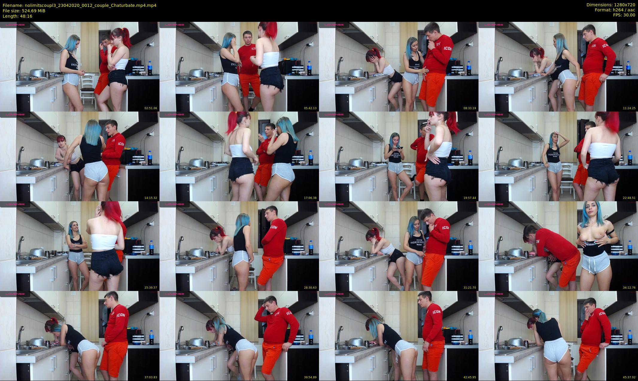 nolimitscoupl3 — 49 minute Chaturbate couple cam show recording, 720p, Apr 23, 2020