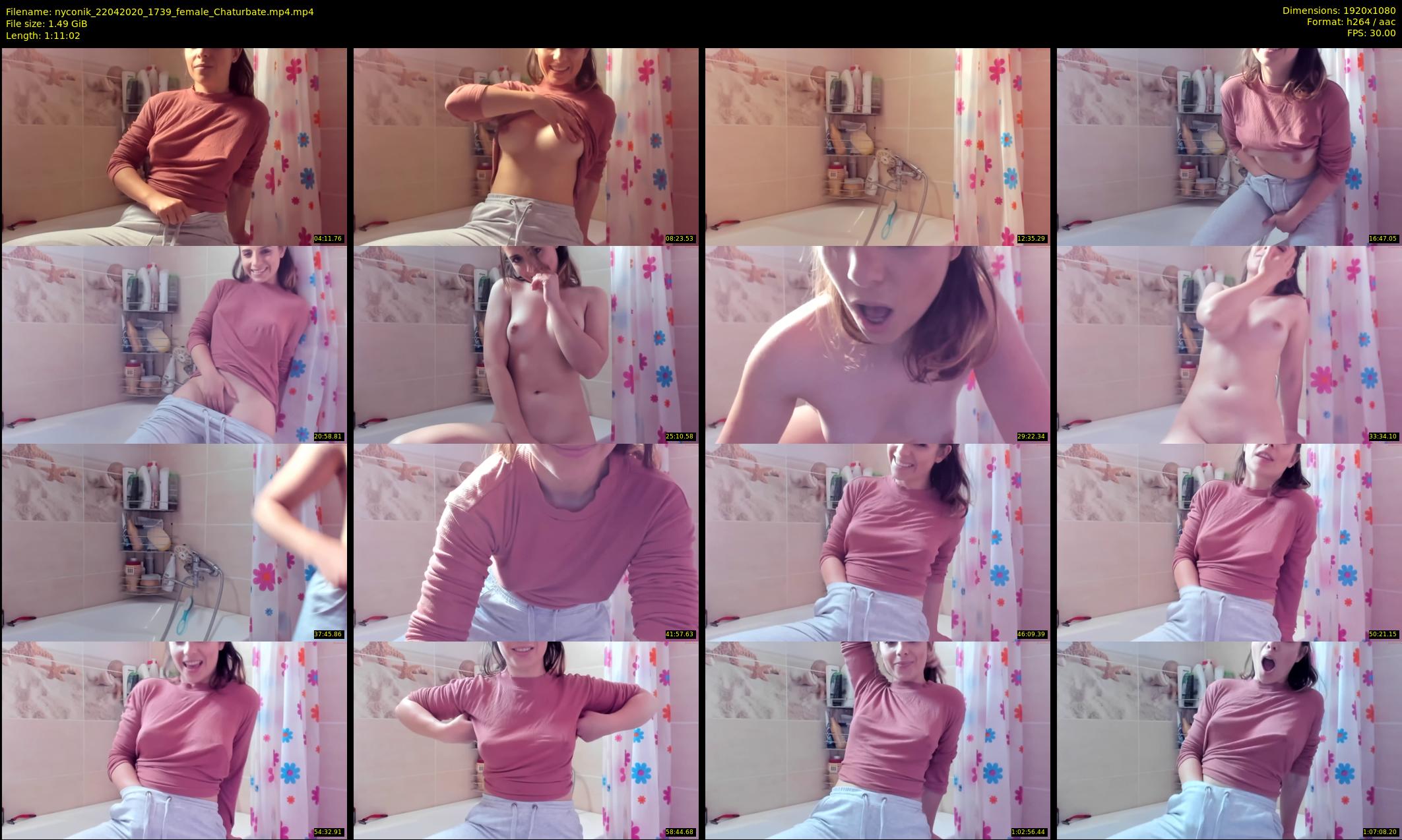 nyconik — 72 minute Chaturbate female cam show recording, 1080p, Apr 22, 2020
