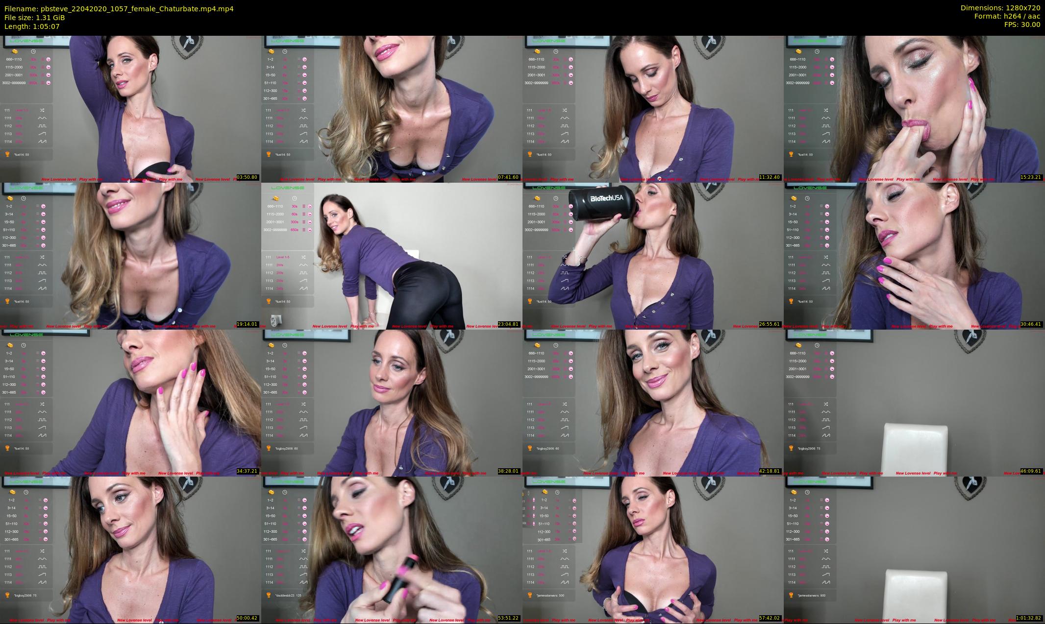 pbsteve — 66 minute Chaturbate couple cam show recording, 720p, Apr 22, 2020