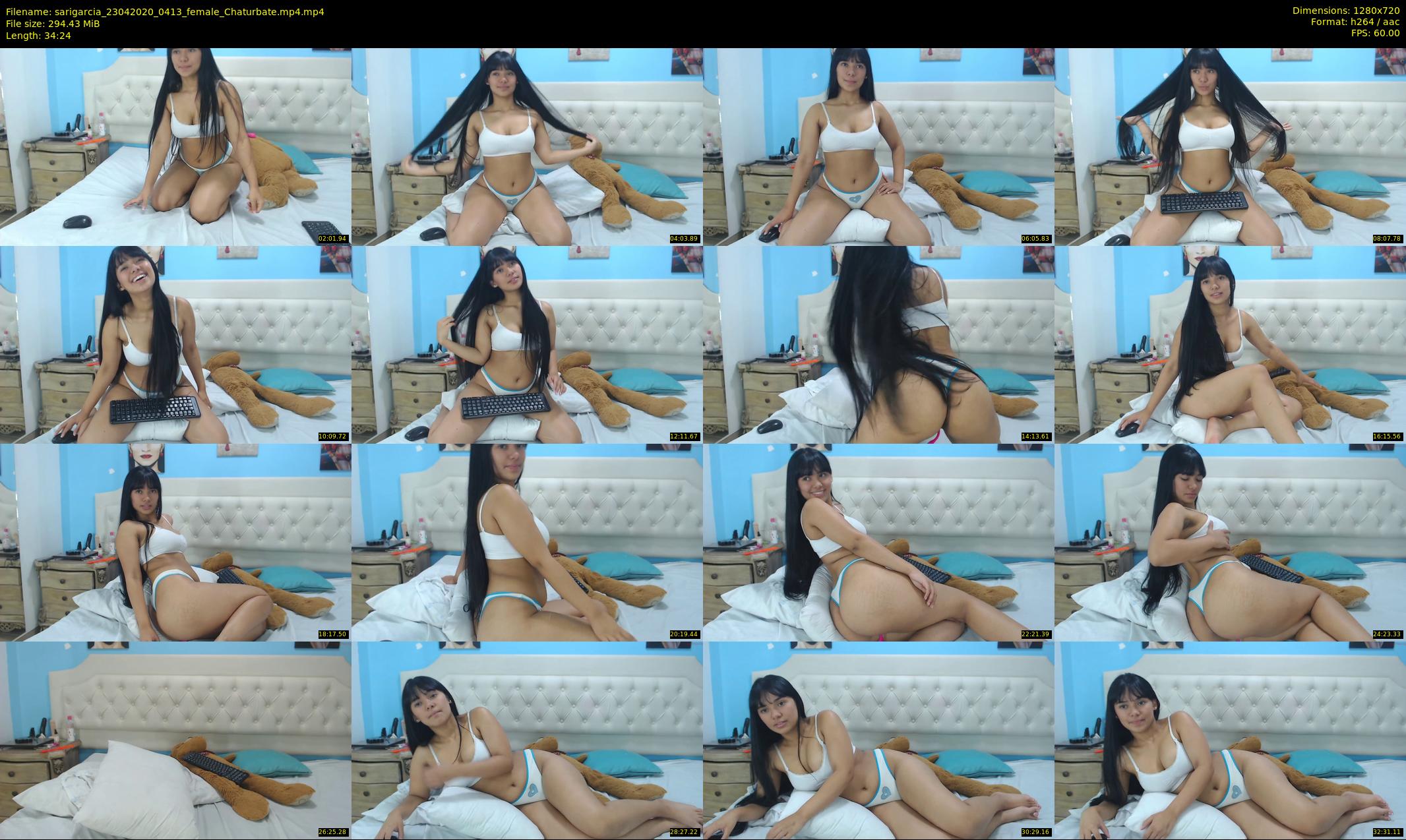 sarigarcia — 35 minute Chaturbate female cam show recording, 720p, Apr 23, 2020