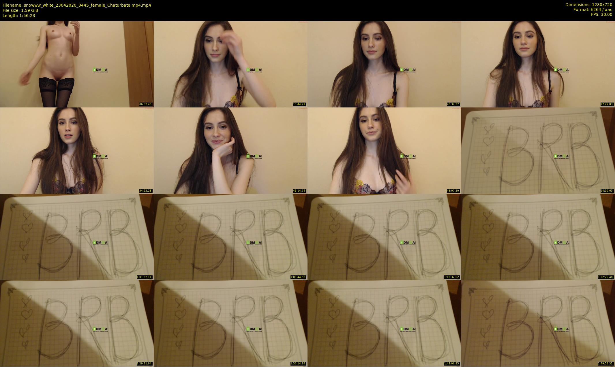 snowww_white — 117 minute Chaturbate female cam show recording, 720p, Apr 23, 2020