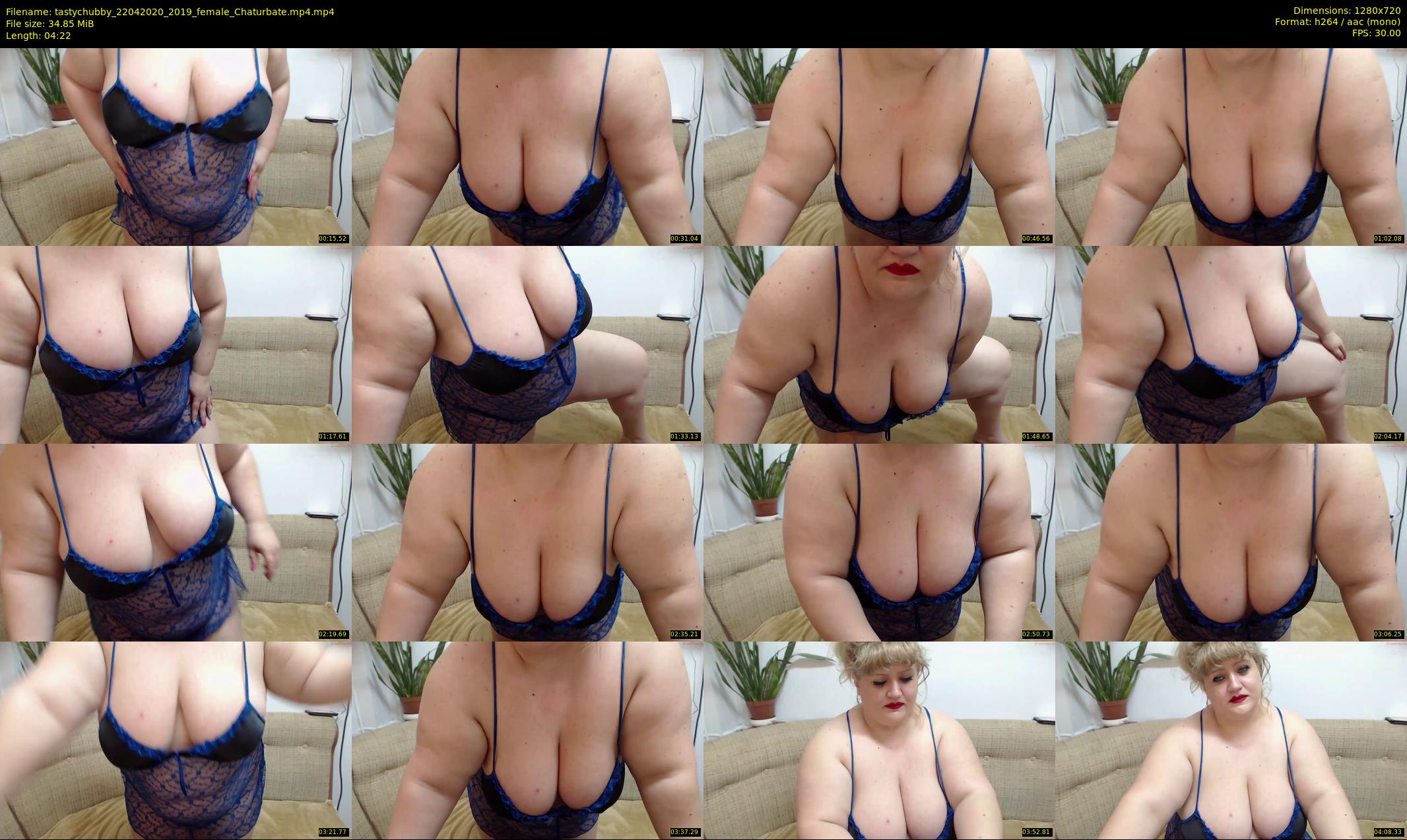 tastychubby — 5 minute Chaturbate female cam show recording, 720p, Apr 22, 2020