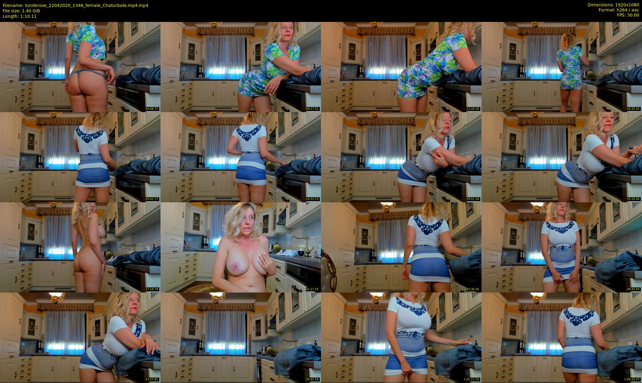 tunderose — 71 minute Chaturbate female cam show recording, 1080p, Apr 22, 2020