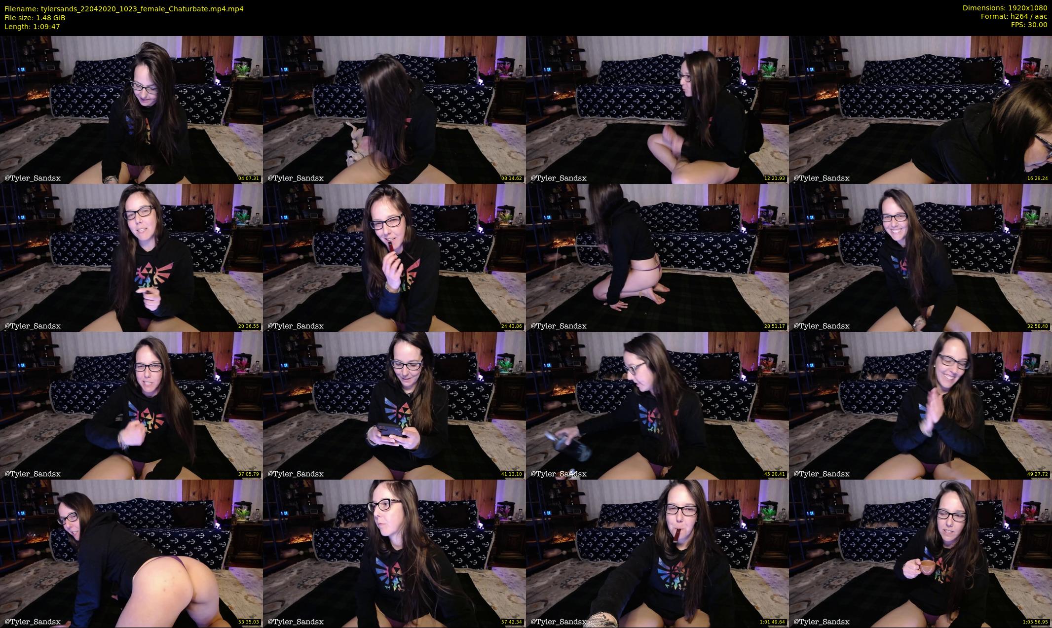 tylersands — 70 minute Chaturbate female cam show recording, 1080p, Apr 22, 2020