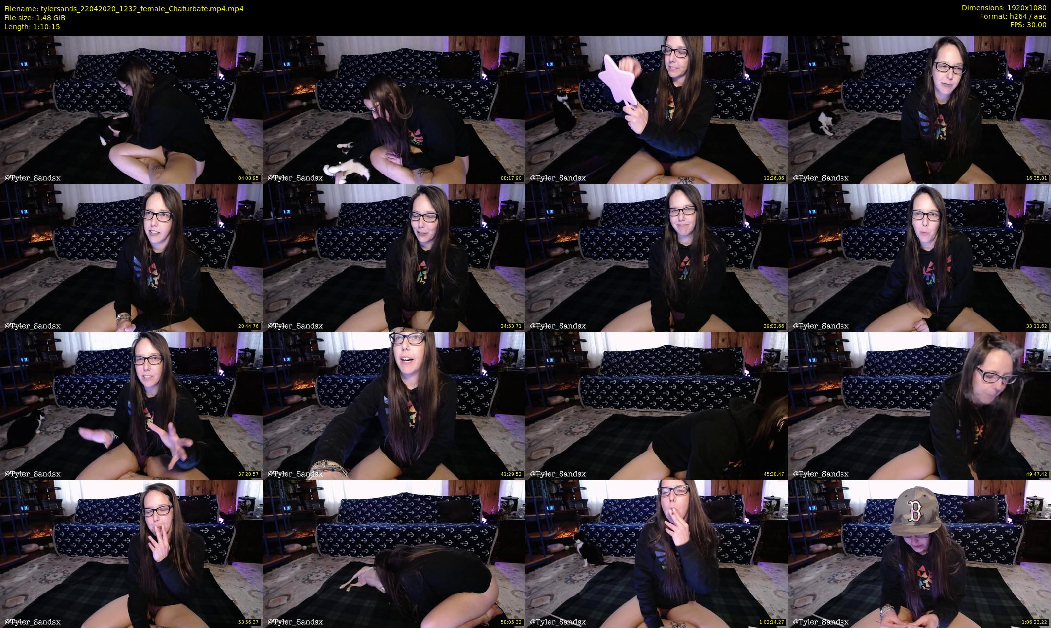 tylersands — 71 minute Chaturbate female cam show recording, 1080p, Apr 22, 2020