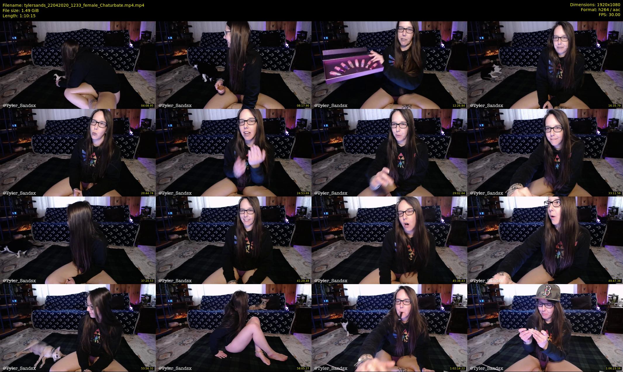 tylersands — 71 minute Chaturbate female cam show recording, 1080p, Apr 22, 2020