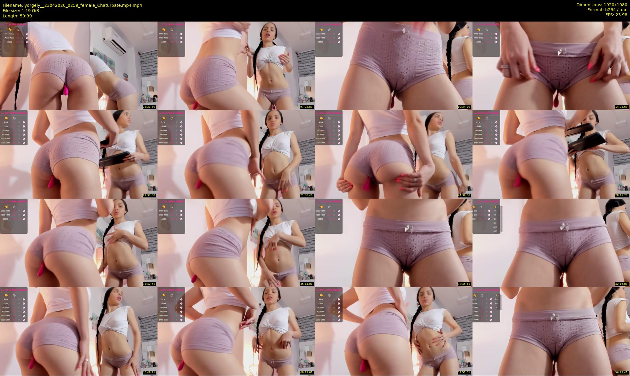 yorgely_ — 60 minute Chaturbate female cam show recording, 1080p, Apr 23, 2020