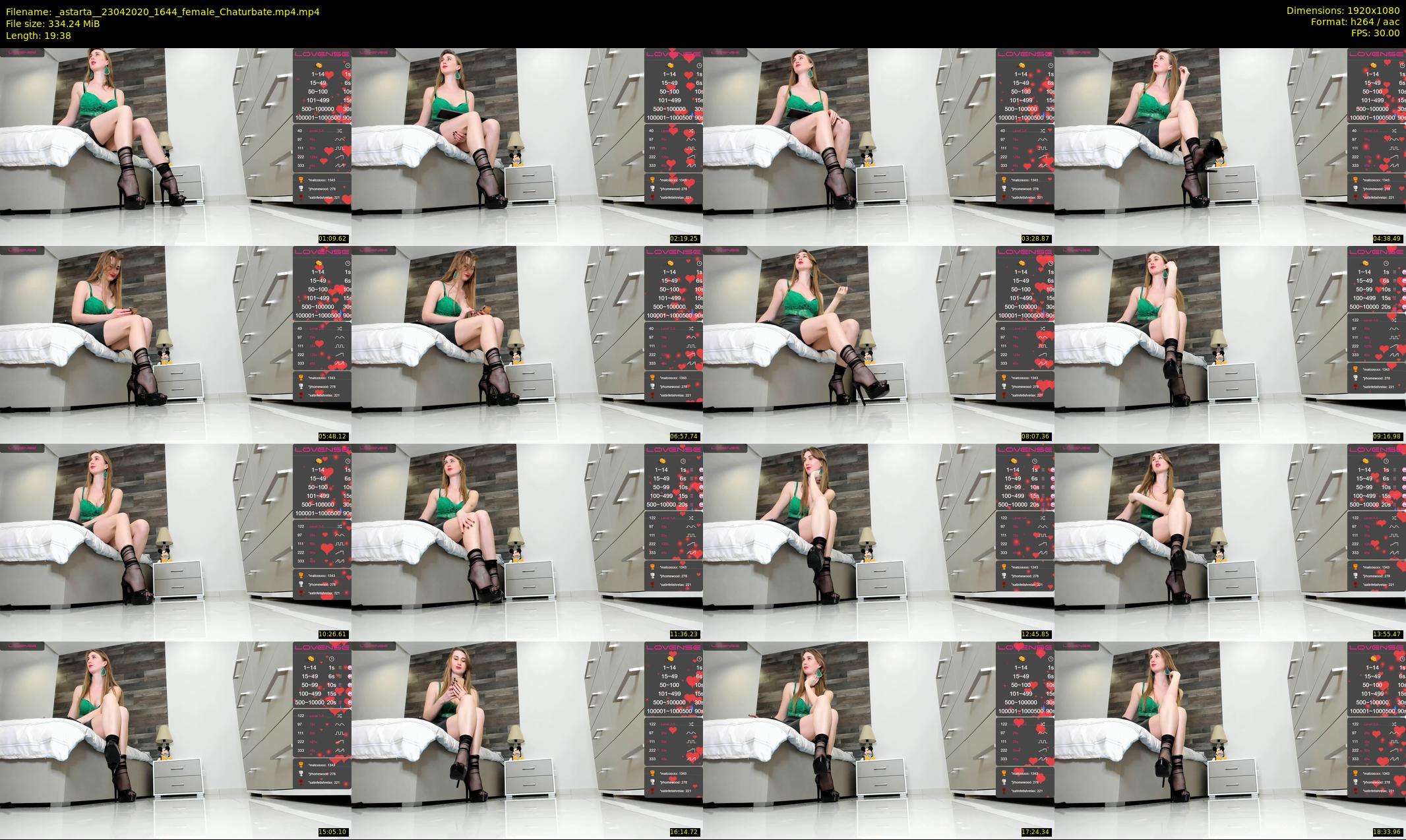 _astarta_ — 20 minute Chaturbate female cam show recording, 1080p, Apr 23, 2020