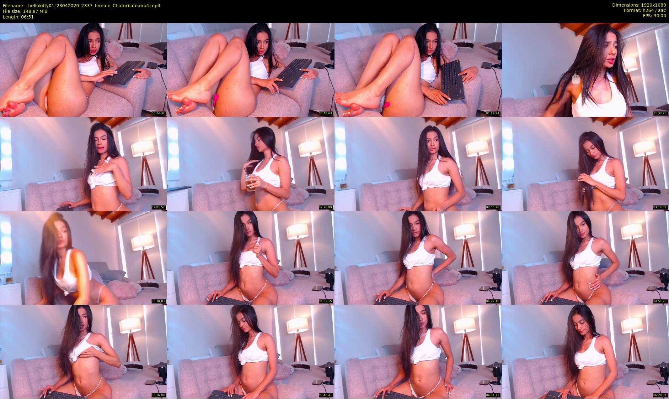 _hellokitty01 — 7 minute Chaturbate female cam show recording, 1080p, Apr 23, 2020