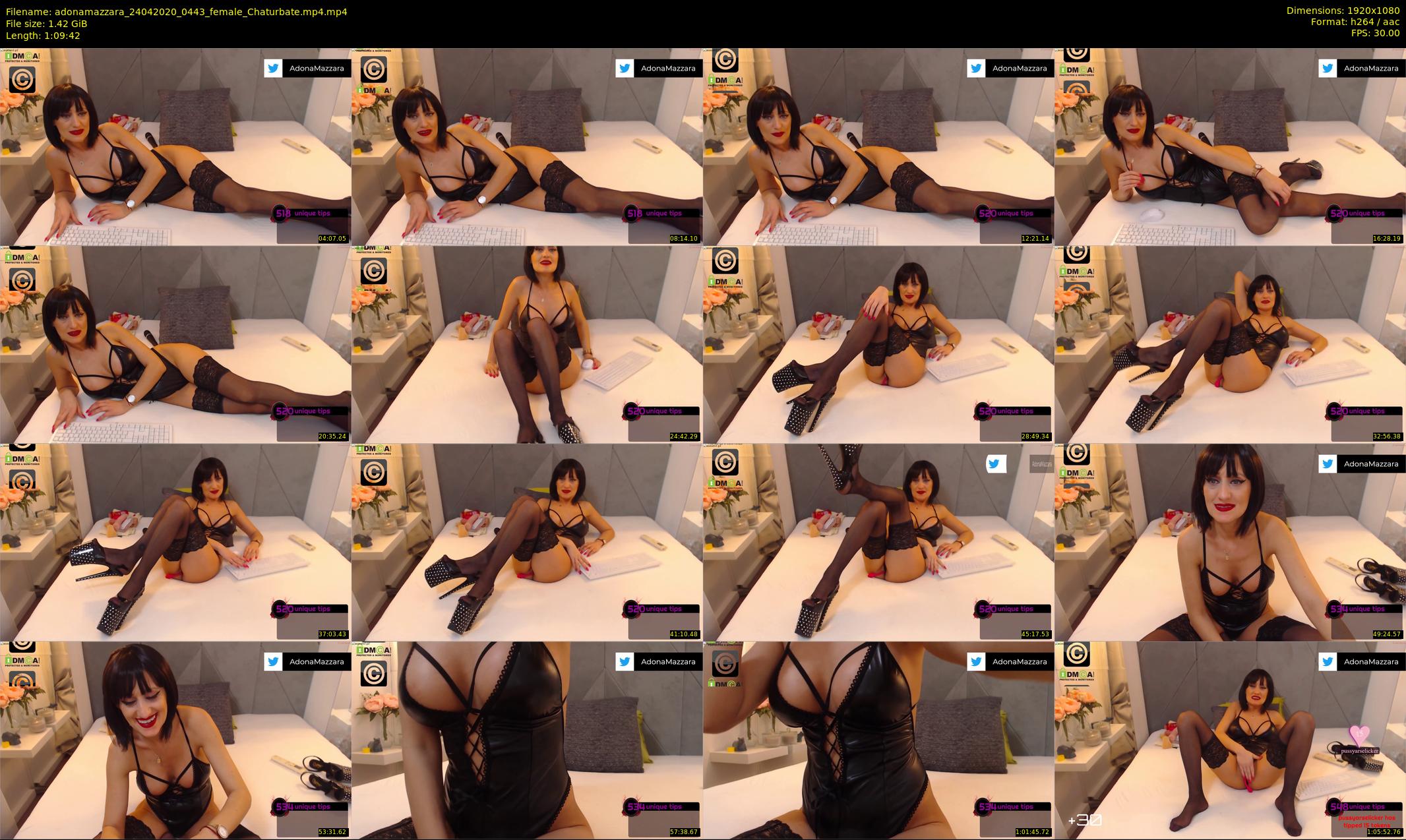 adonamazzara — 70 minute Chaturbate female cam show recording, 1080p, Apr 24, 2020