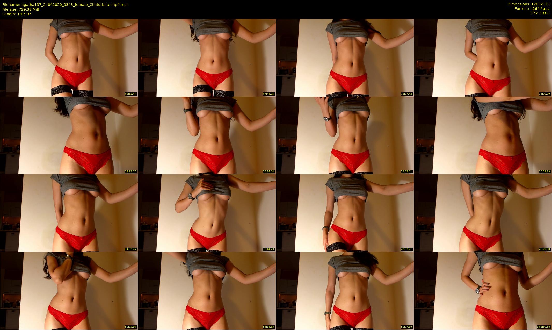 agatha137 — 66 minute Chaturbate female cam show recording, 720p, Apr 24, 2020