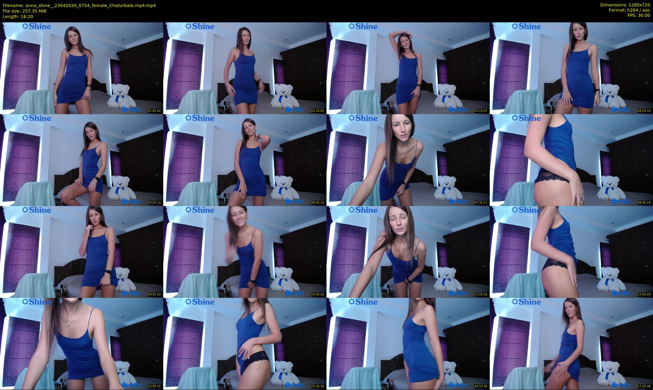 anna_shine_ — 19 minute Chaturbate female cam show recording, 720p, Apr 23, 2020