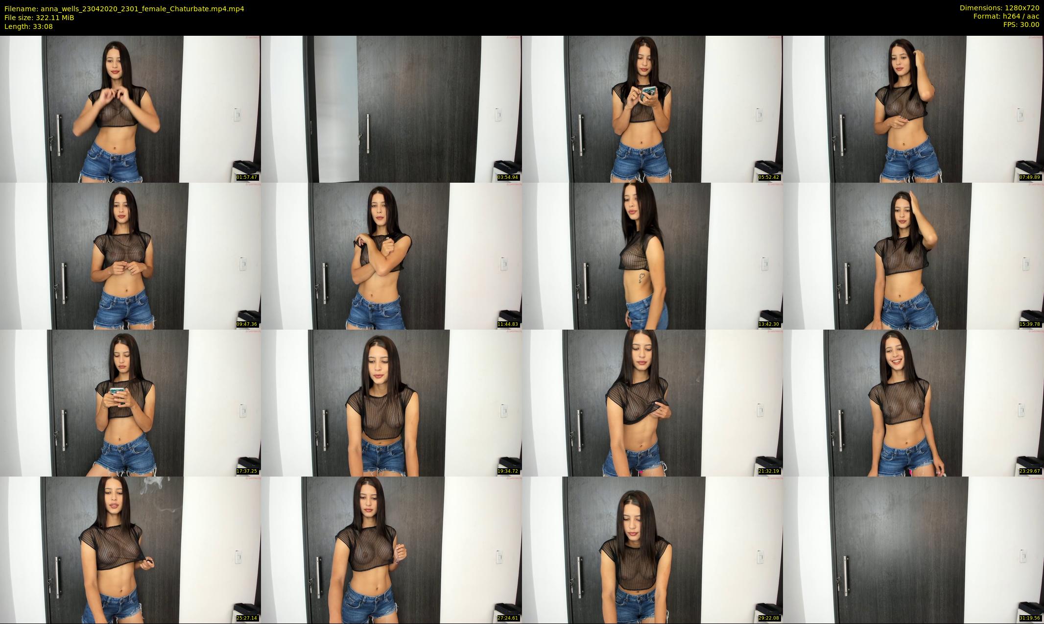 anna_wells — 34 minute Chaturbate female cam show recording, 720p, Apr 23, 2020