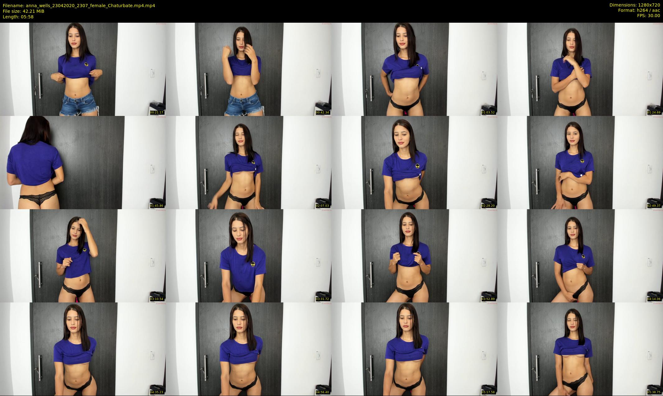 anna_wells — 6 minute Chaturbate female cam show recording, 720p, Apr 23, 2020