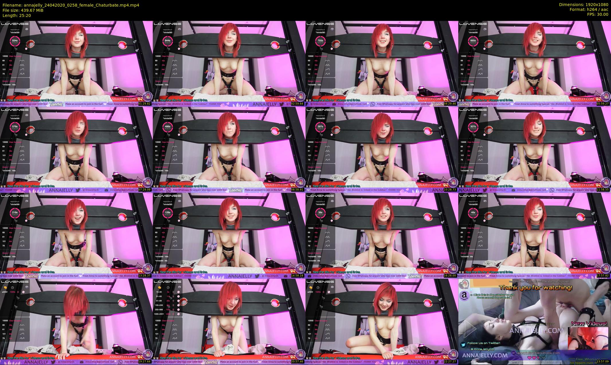 annajelly — 26 minute Chaturbate couple cam show recording, 1080p, Apr 24, 2020