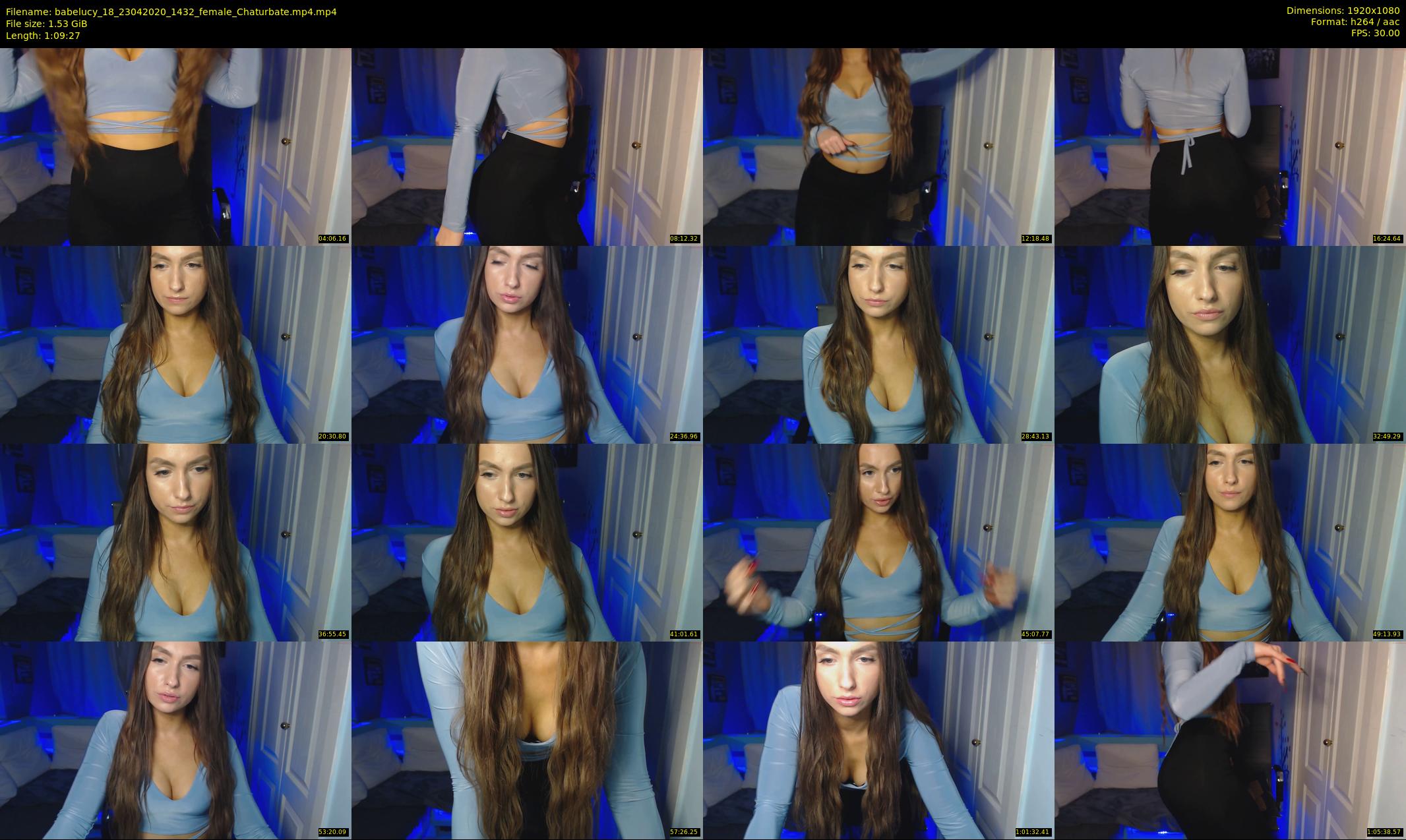 babelucy_18 — 70 minute Chaturbate female cam show recording, 1080p, Apr 23, 2020