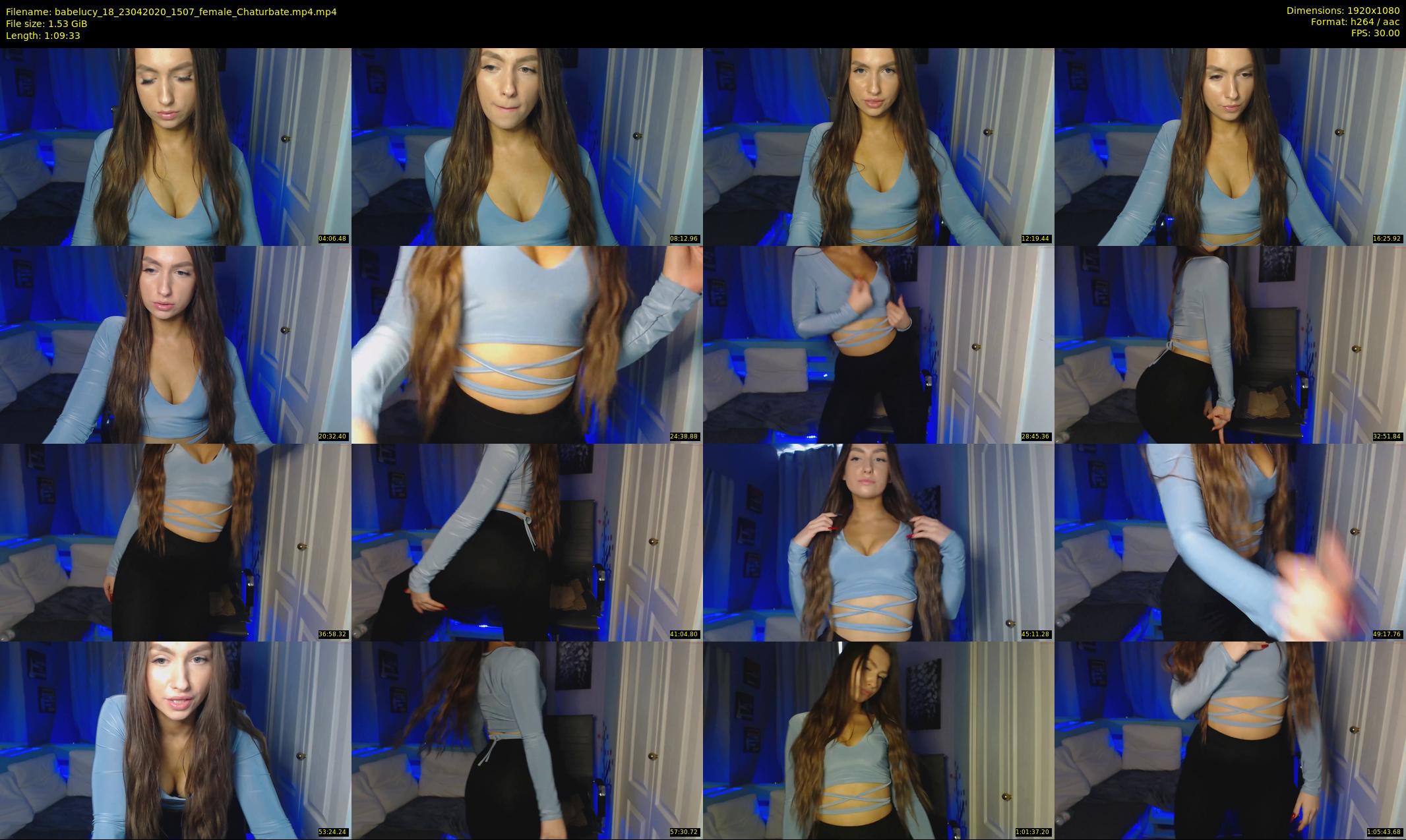 babelucy_18 — 70 minute Chaturbate female cam show recording, 1080p, Apr 23, 2020