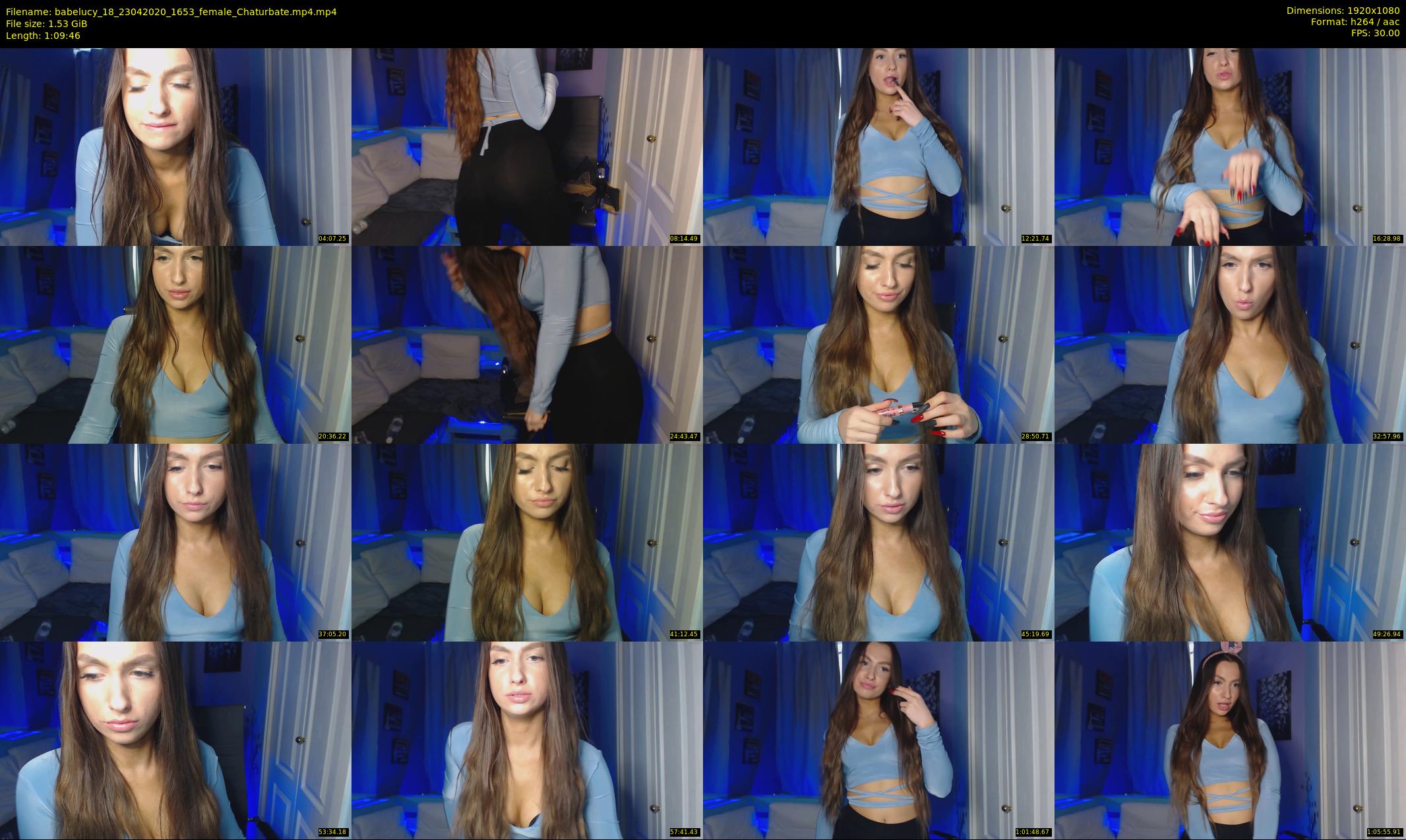 babelucy_18 — 70 minute Chaturbate female cam show recording, 1080p, Apr 23, 2020