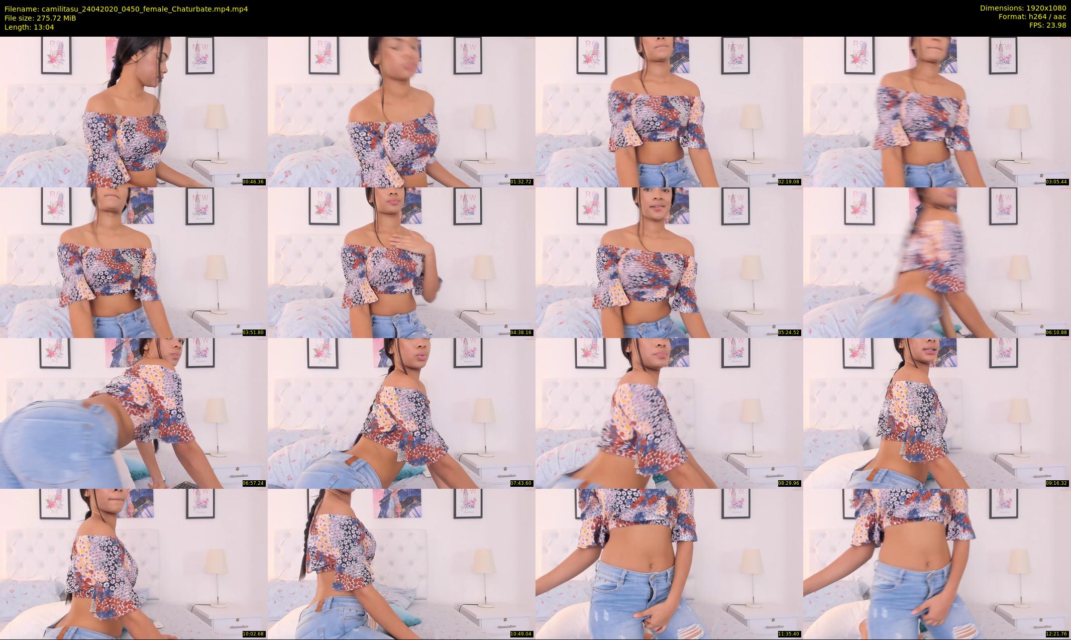 camilitasu — 14 minute Chaturbate female cam show recording, 1080p, Apr 24, 2020