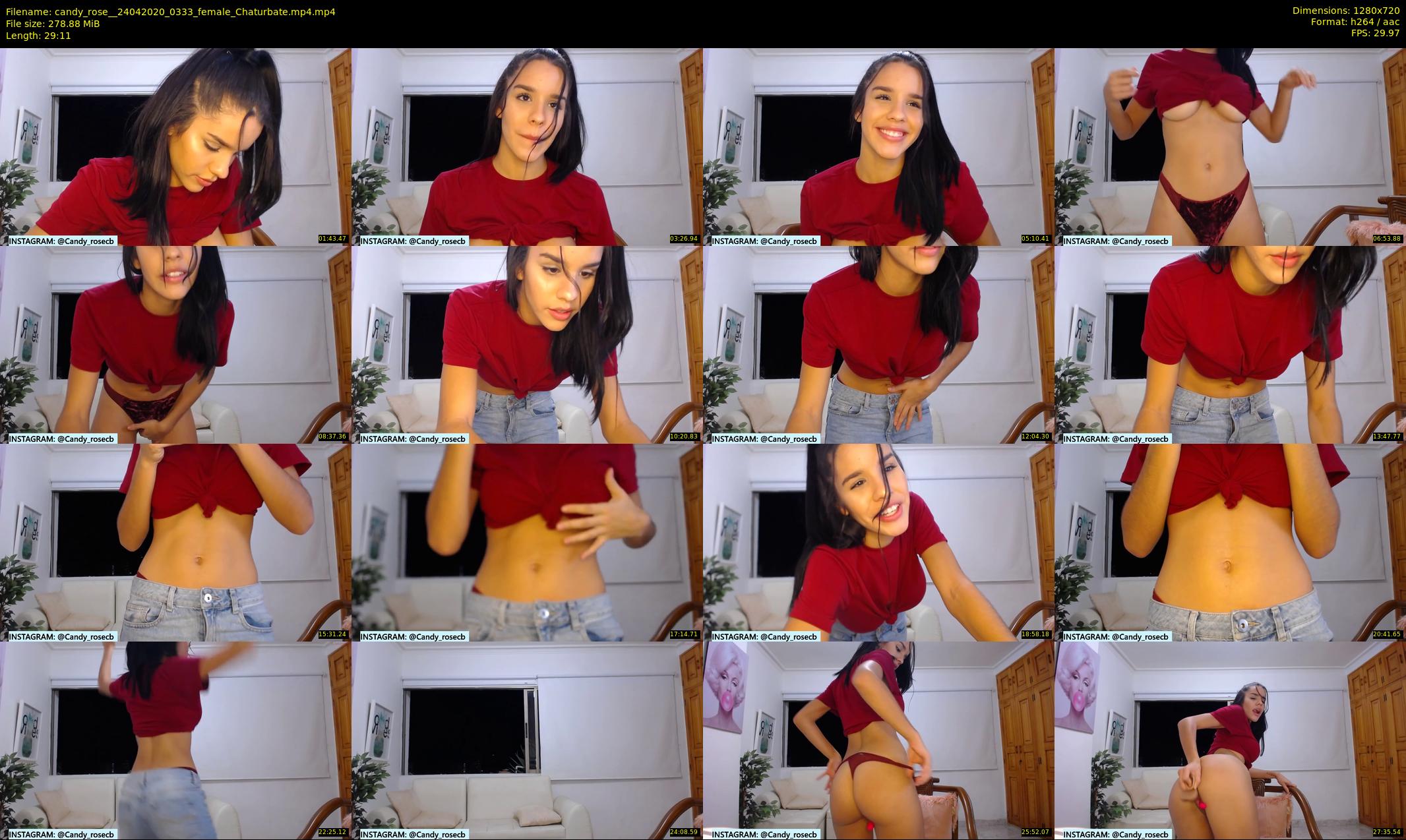 candy_rose_ — 30 minute Chaturbate female cam show recording, 720p, Apr 24, 2020