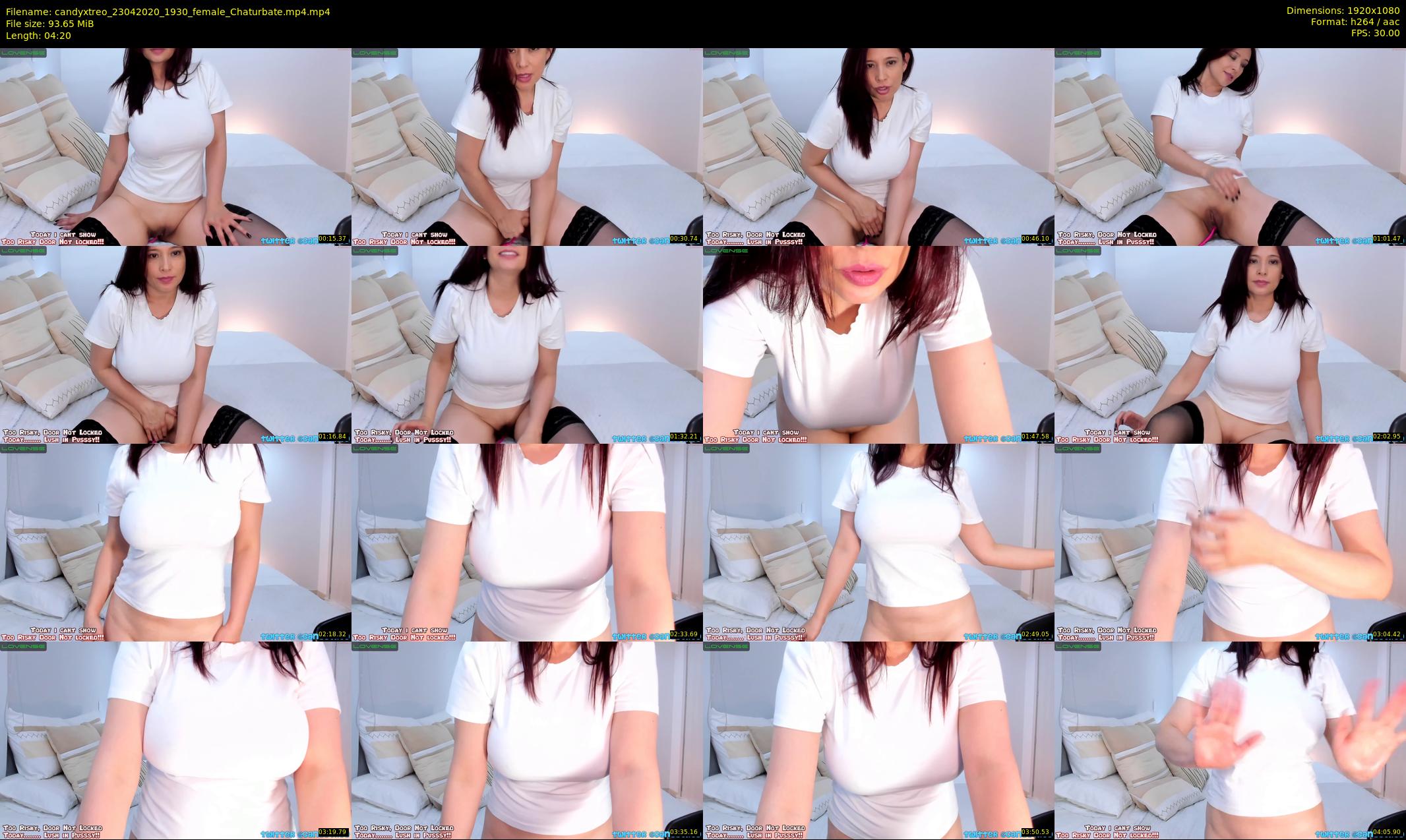 candyxtreo — 5 minute Chaturbate couple cam show recording, 1080p, Apr 23, 2020