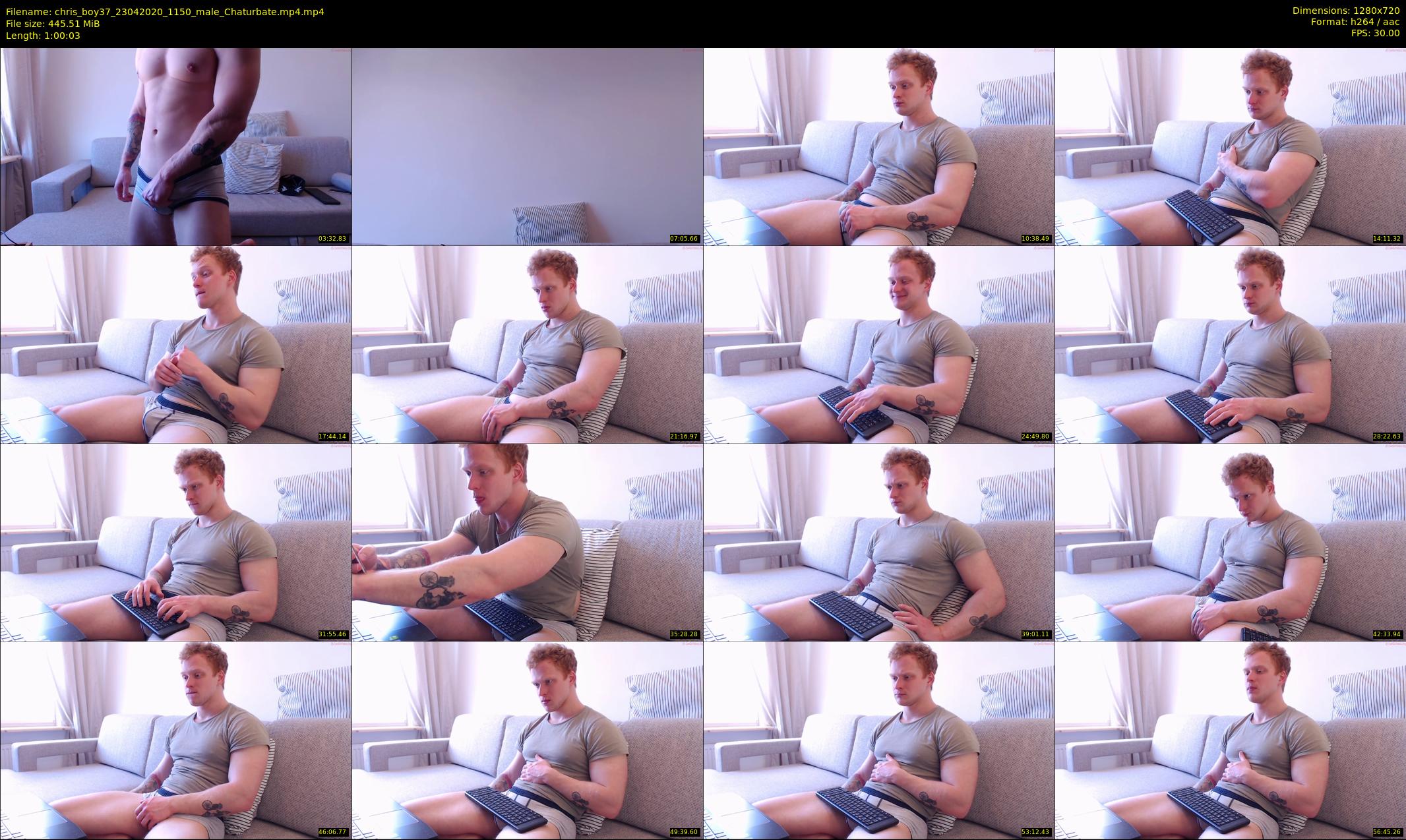 chris_boy37 — 61 minute Chaturbate male cam show recording, 720p, Apr 23, 2020