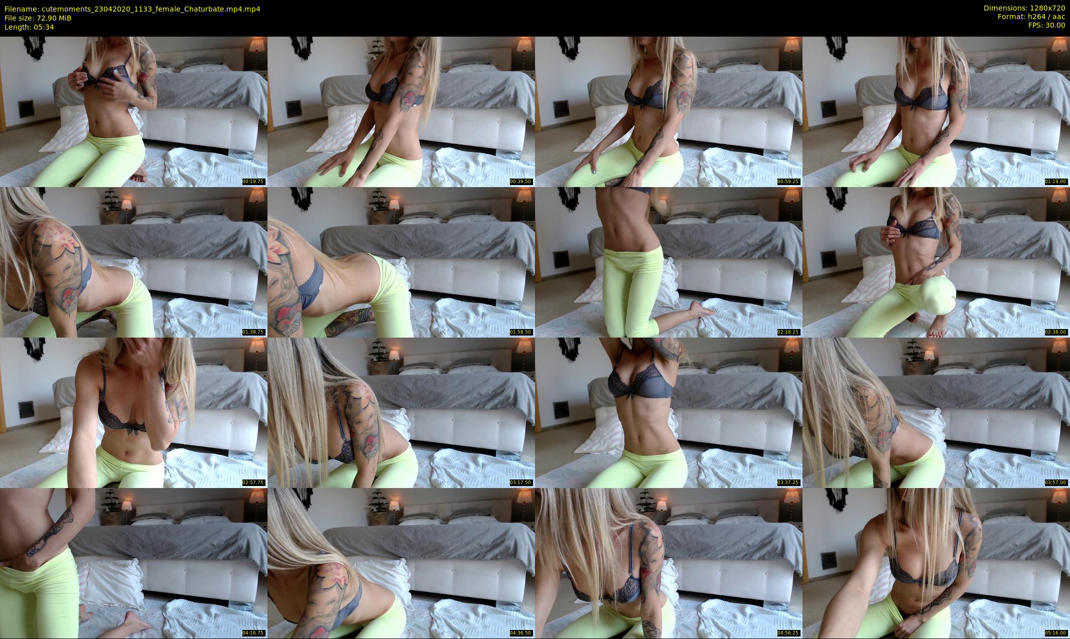 cutemoments — 6 minute Chaturbate female cam show recording, 720p, Apr 23, 2020