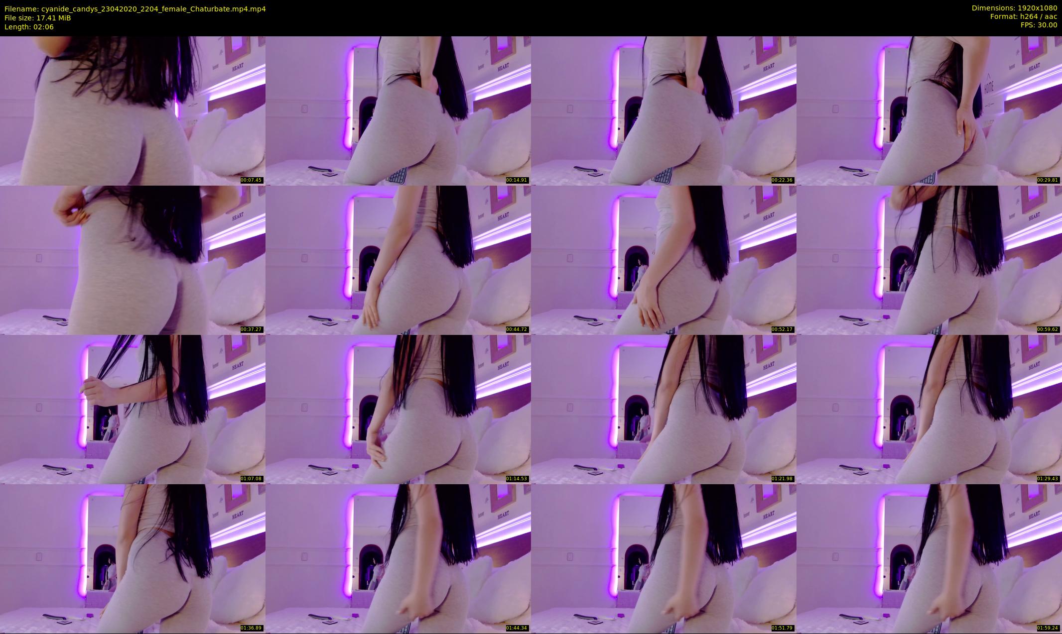 cyanide_candys — 3 minute Chaturbate female cam show recording, 1080p, Apr 23, 2020