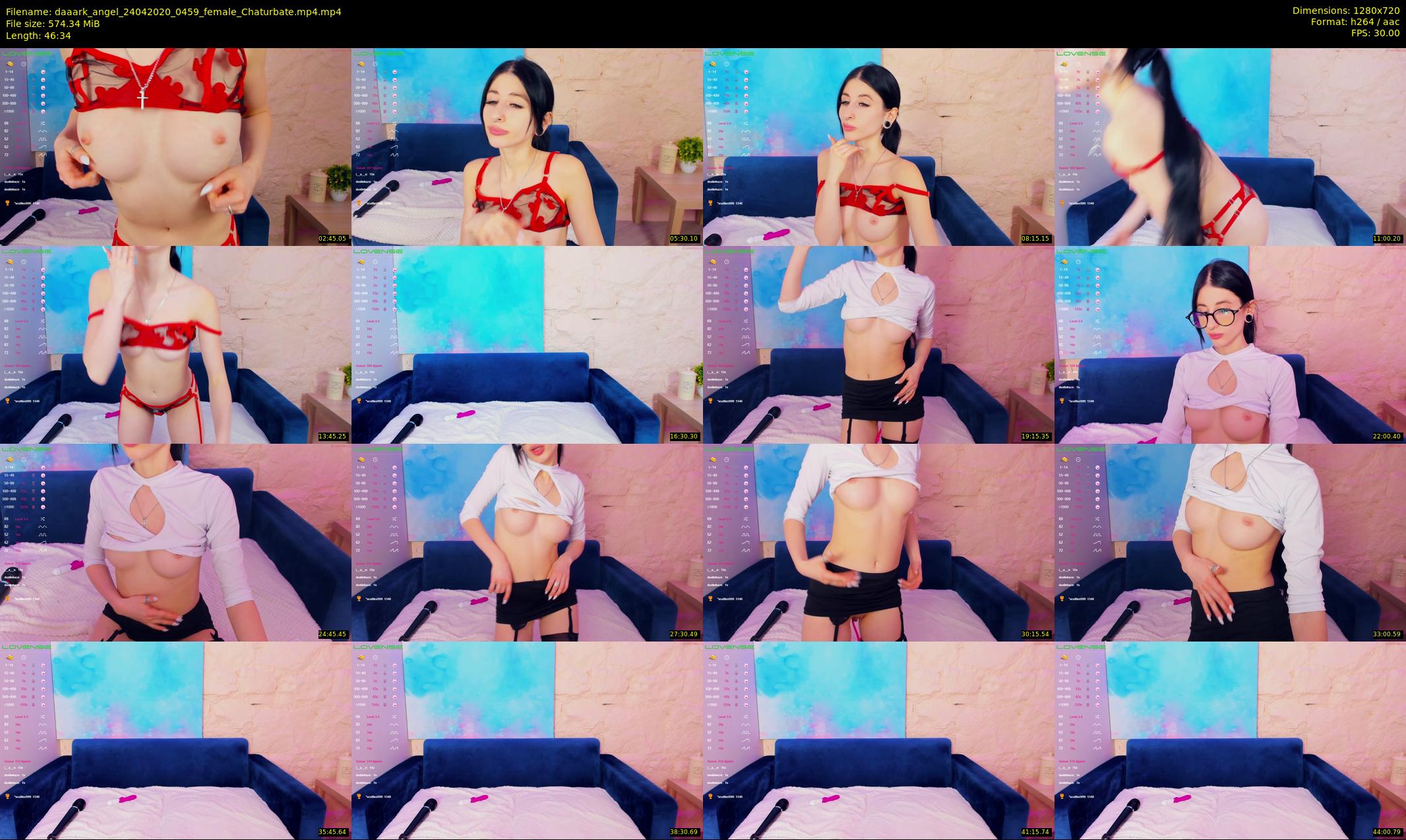 daaark_angel — 47 minute Chaturbate female cam show recording, 720p, Apr 24, 2020