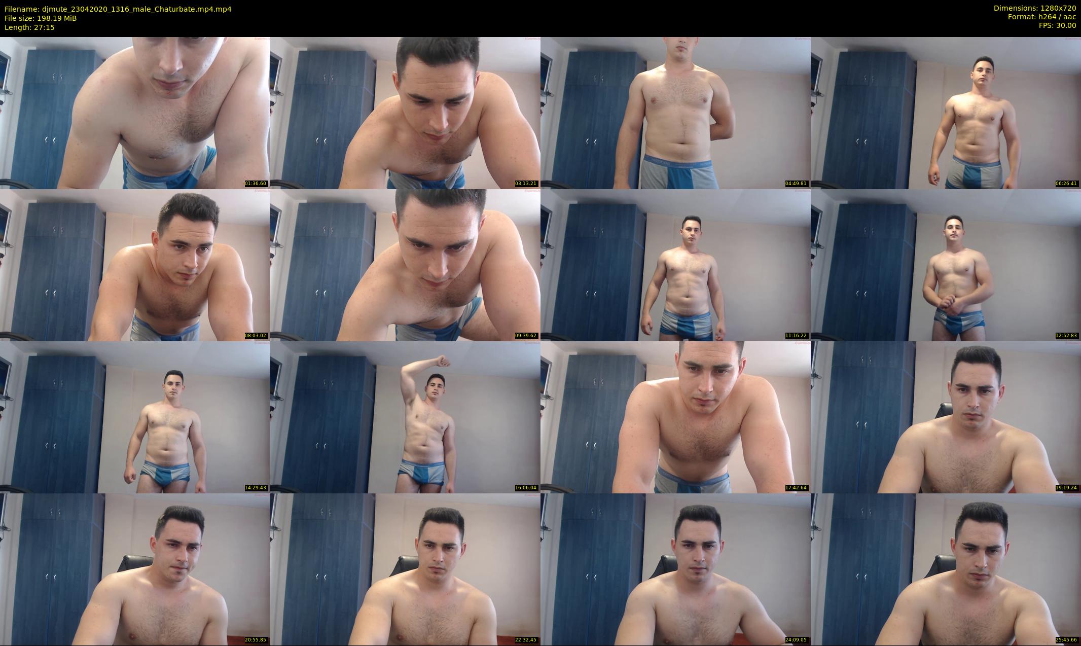 djmute — 28 minute Chaturbate male cam show recording, 720p, Apr 23, 2020
