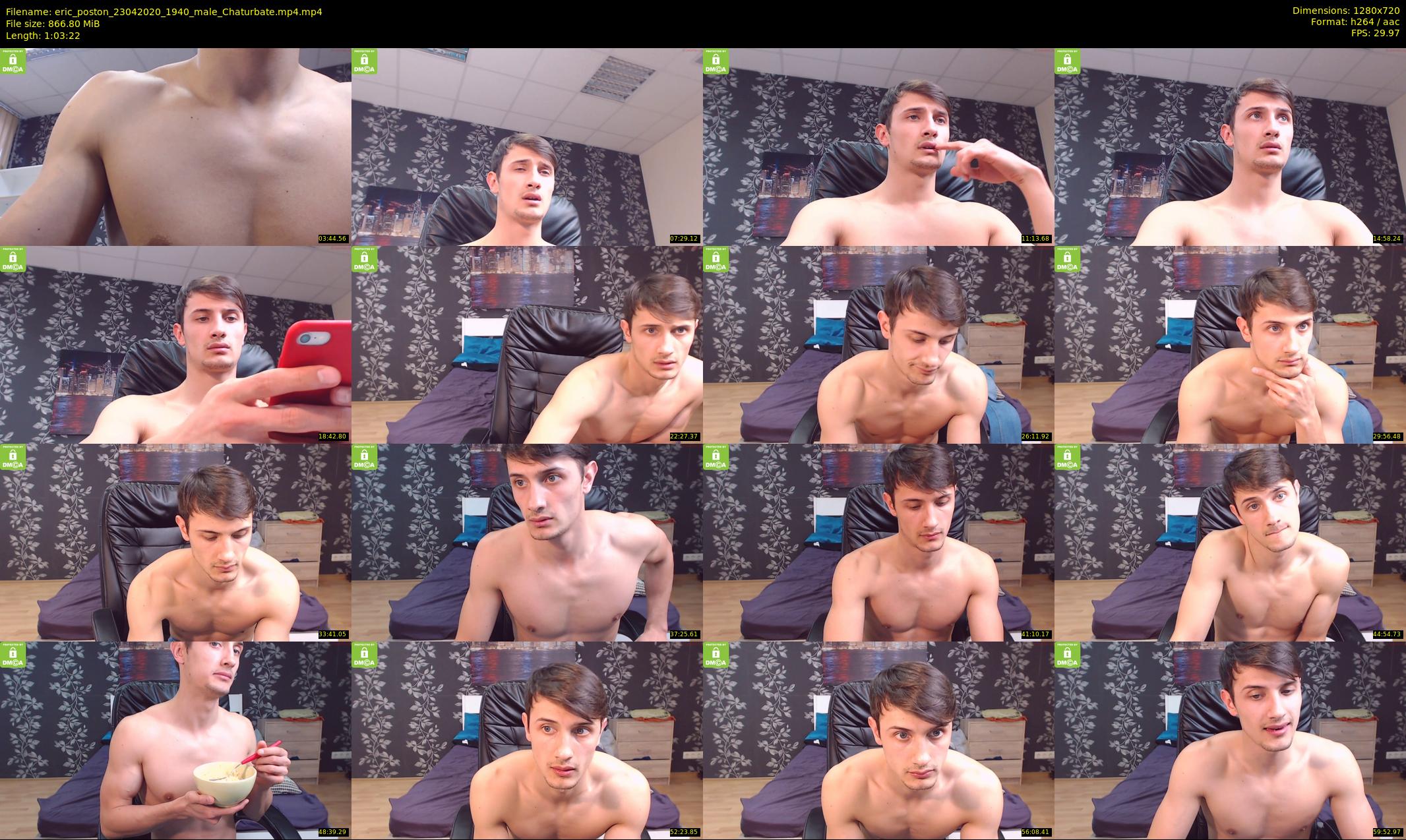 eric_poston — 64 minute Chaturbate male cam show recording, 720p, Apr 23, 2020